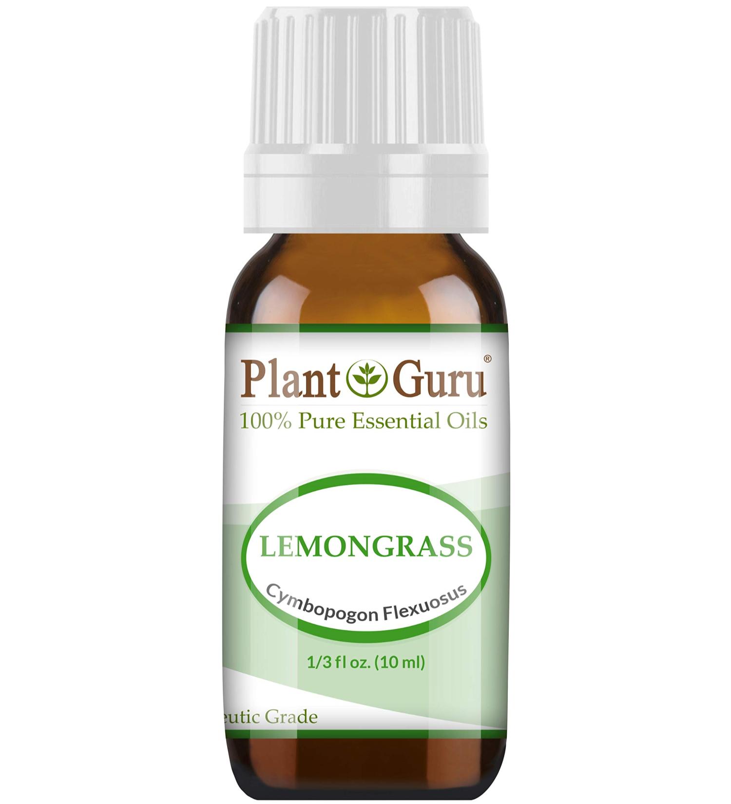 Lemongrass Essential Oil 10 ml 100% Pure Undiluted Therapeutic Grade for Aromatherapy Diffuser Natural Healthy Skin Body and Hair Growth