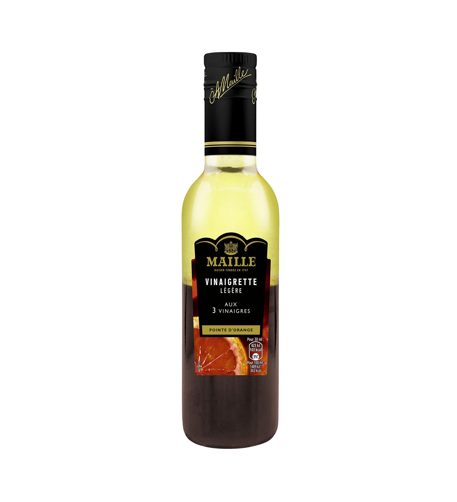 Maille Light Dressing with 3 Vinegars Pointe d'Orange Balsamic of Modena - 36cl - Buy Online on GoSupps.com