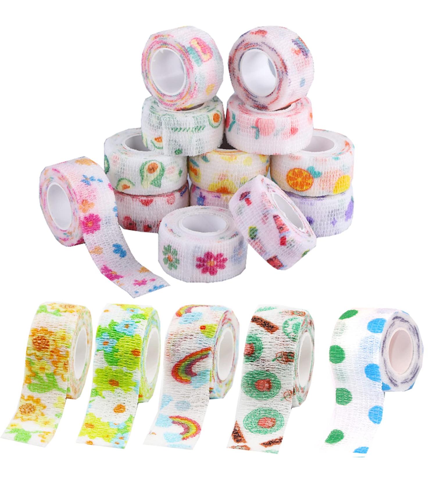 Buy Youyuer 20PC Self-Adhesive Cohesive Bandage Tape for Pets - Elastic Wrap for Dogs Horses & More (2.5cm x 4m) - Fixing Bandages for Wrists & Ankles - Buy Online on GoSupps.com