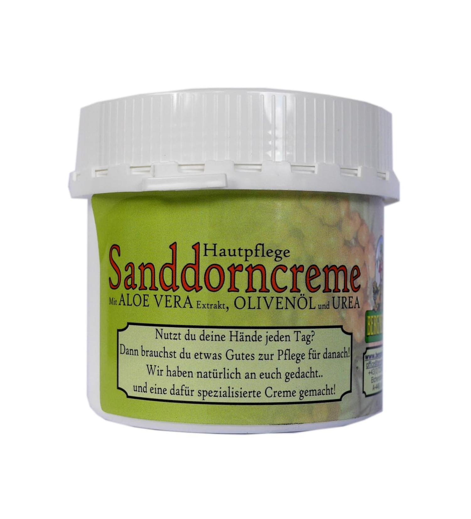 Sea buckthorn cream with aloe vera and urea 250 ml