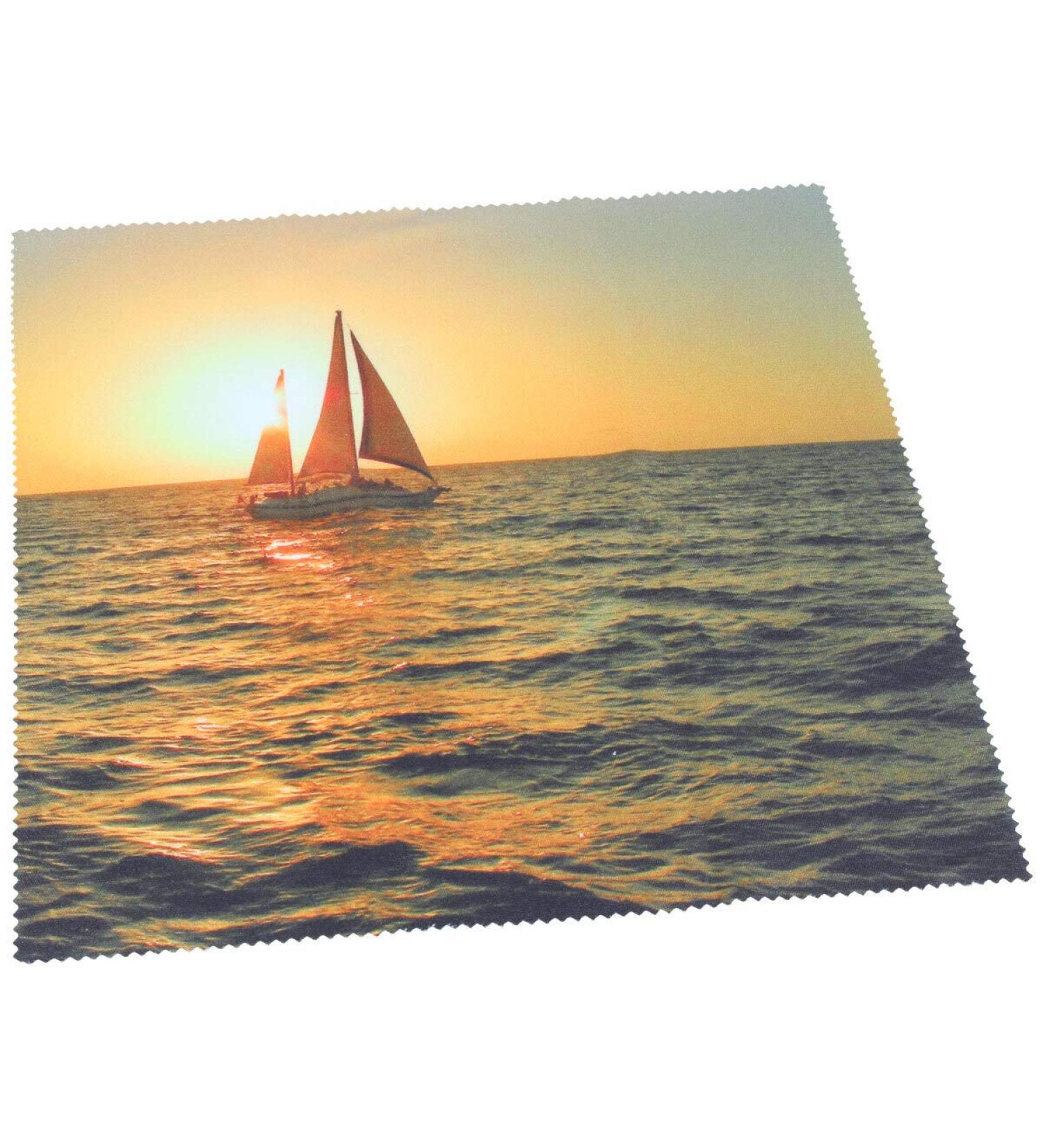 magnificent motif microfibre cloth "sailboat"