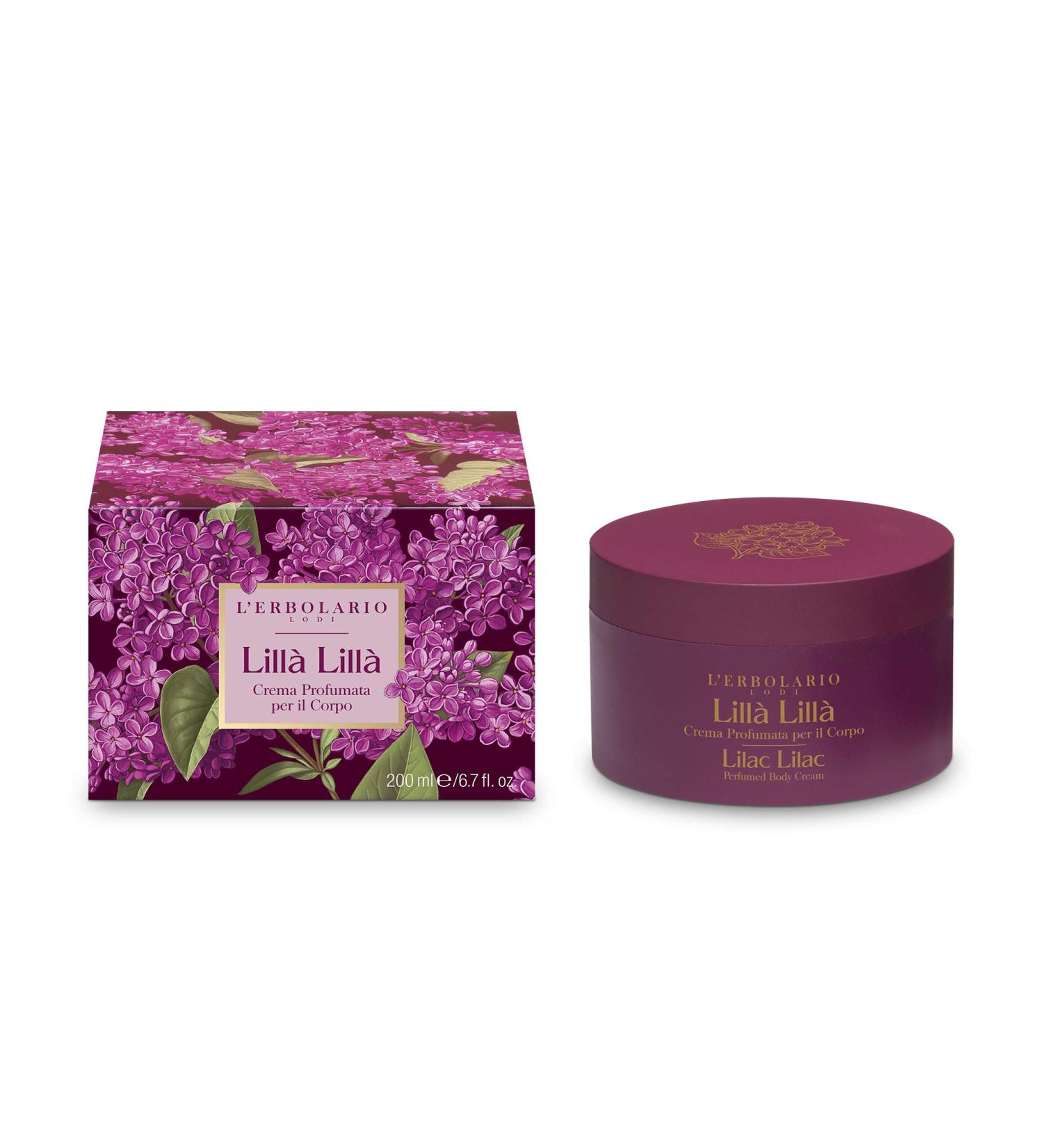 Natural Body Cream Lilac Lilla Body Cream 200ml by L'Erbolario