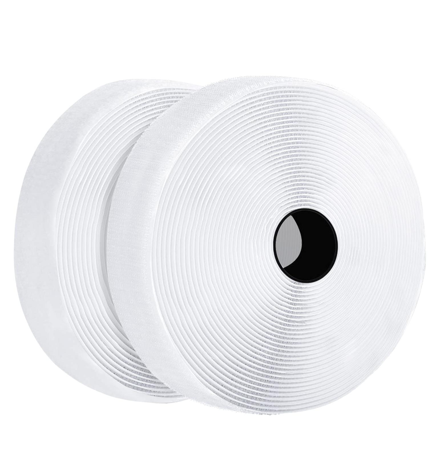 1 Inch x 29.5 Ft Hook and Loop Tape  Strips with Adhesive  Strong Double Sided Self Adhesive Heavy Duty Strips for Home Office School Car and Crafting Organization  White - Buy Online on GoSupps.com