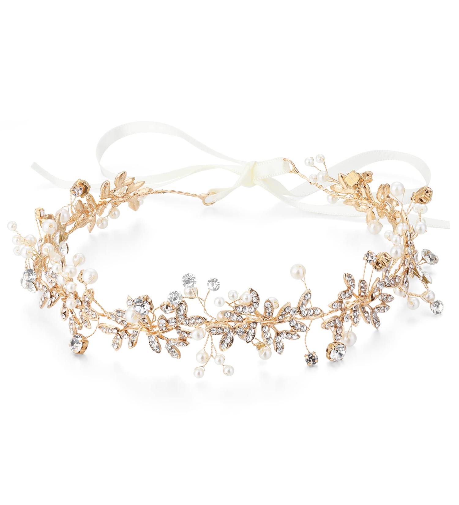 Crystal Princess Flower Girl Headpiece - Perfect for Wedding, First Communion & Birthday Parties (1PC-Rose Gold) - Buy Online on GoSupps.com