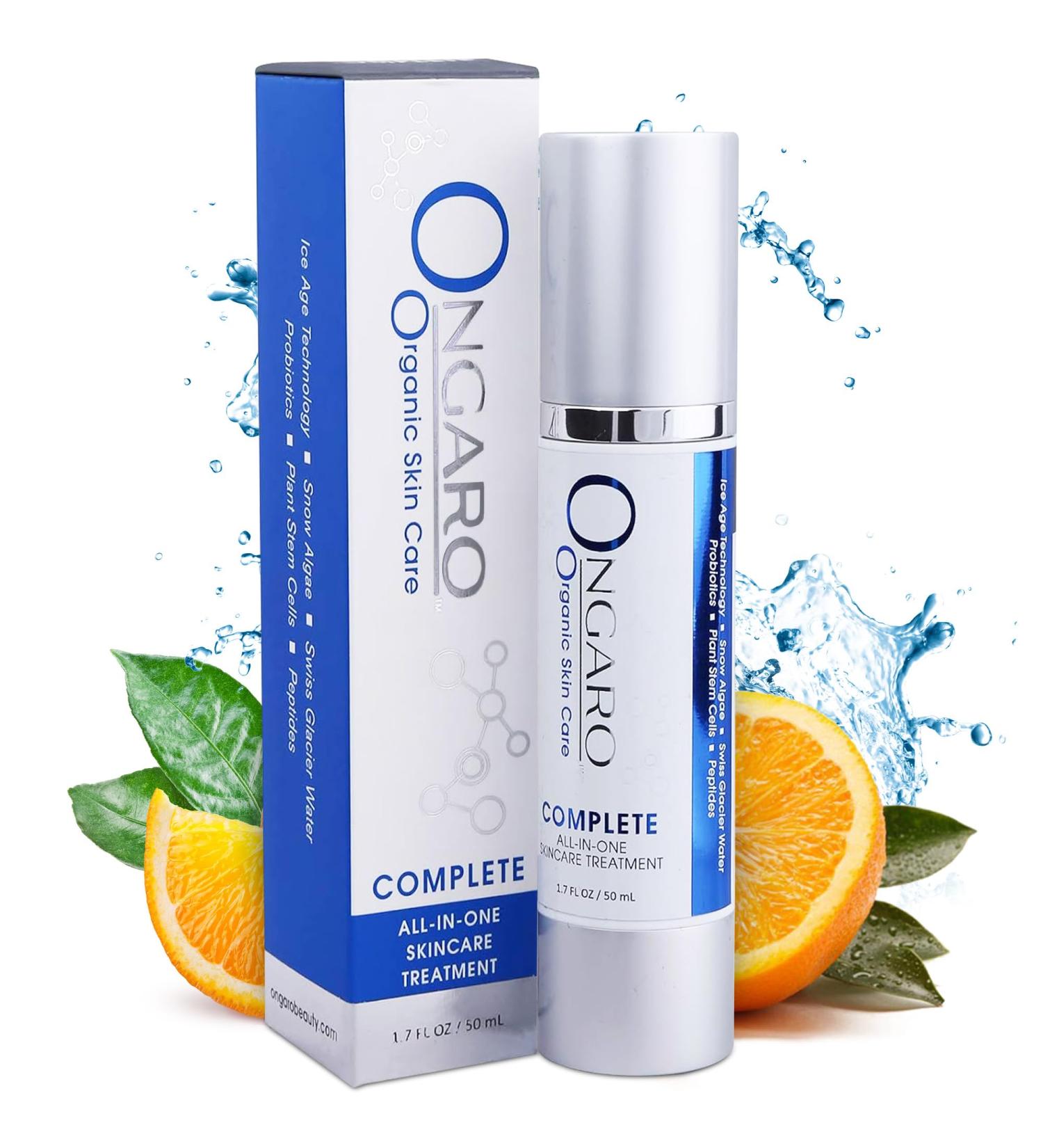 Ongaro Beauty All-In-One Anti Aging Serum | Anti Wrinkle Cream with Hyaluronic Acid Vitamin C & E - Targets 7 Signs of Aging - Buy Online on GoSupps.com