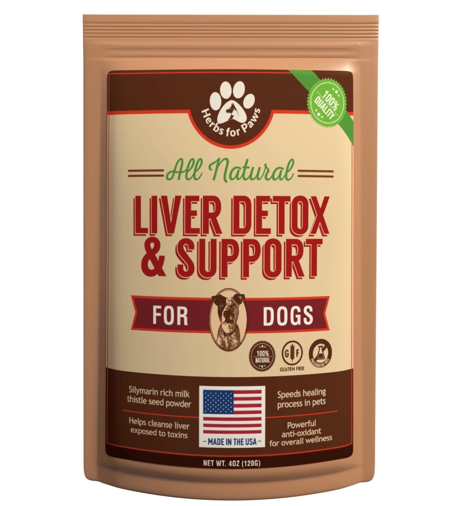 Liver Support for Dogs and Cats - Milk Thistle Supplement 4oz - Buy Online on GoSupps.com