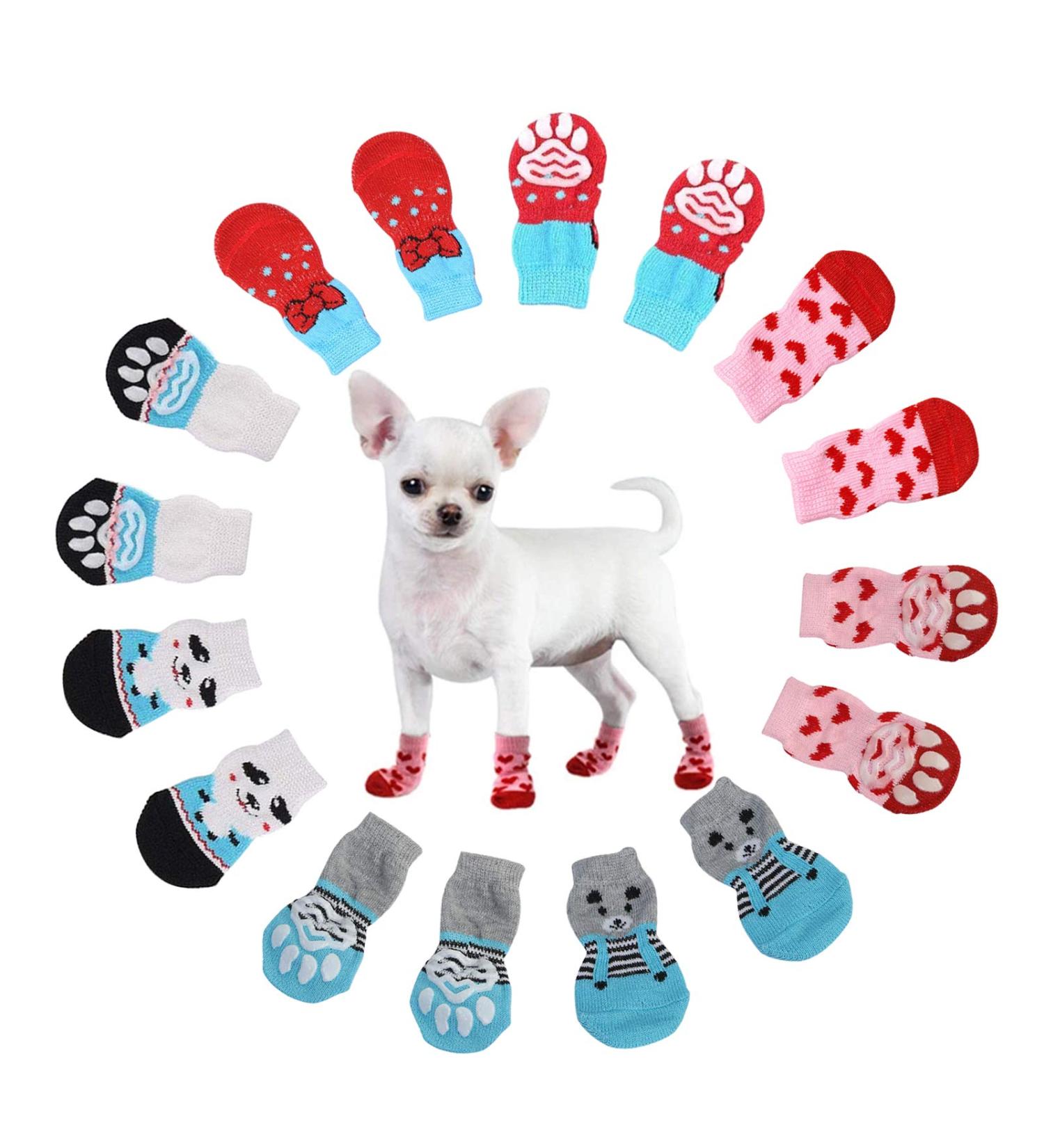 Heiqlay Anti-Slip Socks for Dogs & Cats | Paw Protection & Traction | Silicone Gel Grip for Indoor Safety | Shop Now for International Shipping! - Buy Online on GoSupps.com