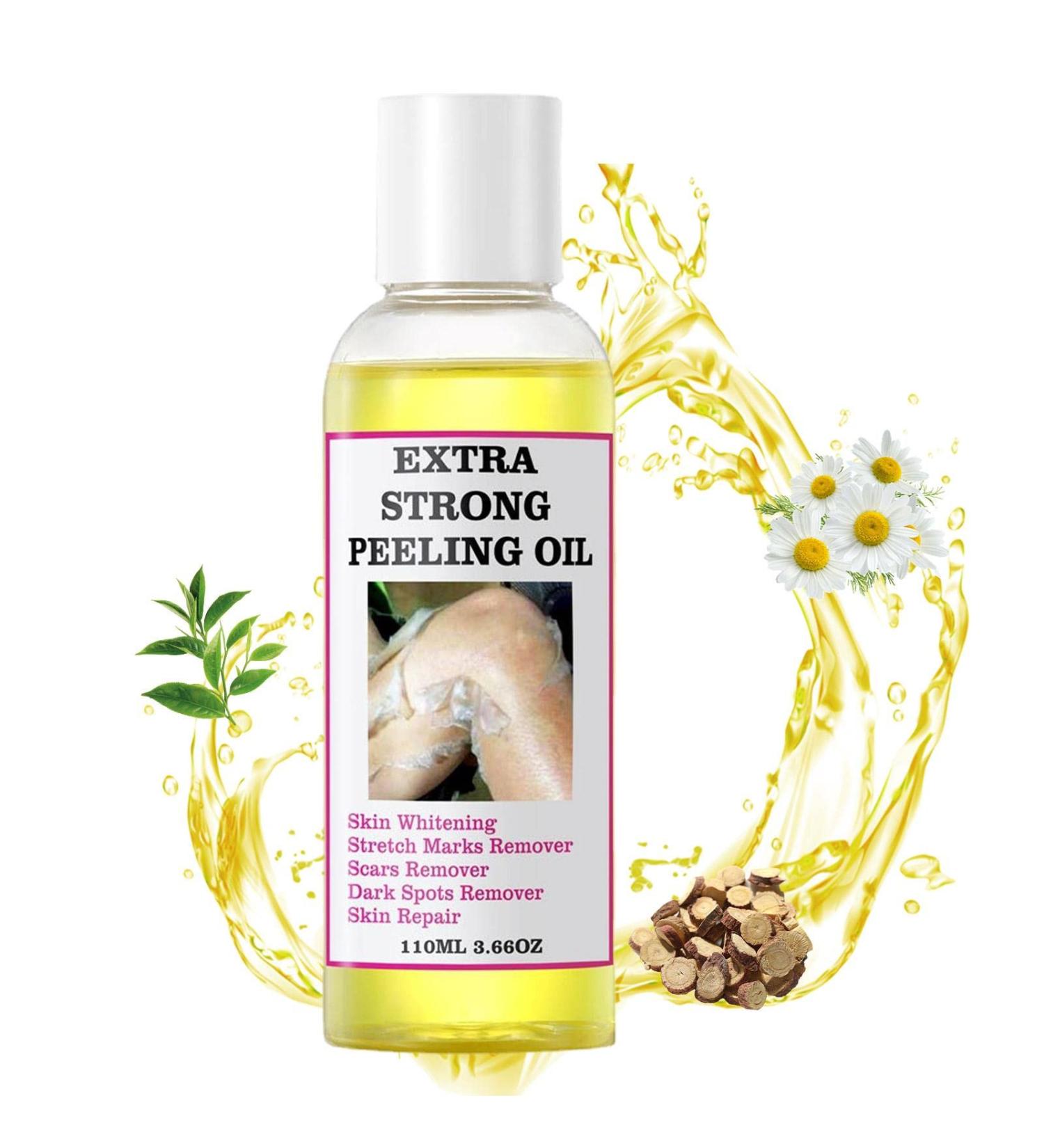ulapithi Skin Care 110ml Yellow Peeling Oil Peeling for Black Skin Yellow Body Peeling Strong Peeling for Lightening Moisturizing Skin - Buy Online on GoSupps.com