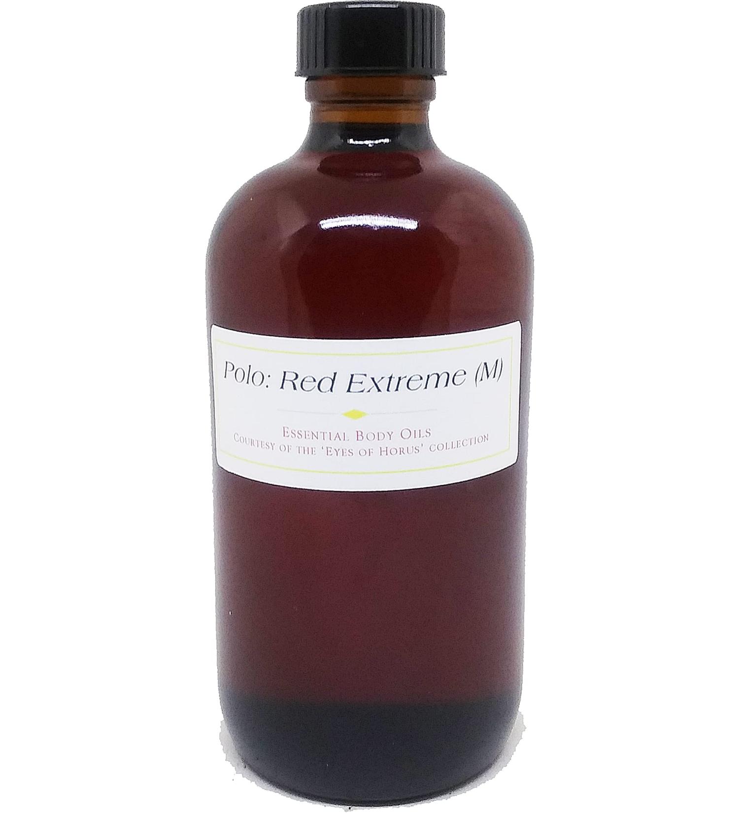 Polo: Red Extreme - Type For Men Scented Body Oil Fragrance Regular Cap - Red - 8 oz. - ID#38337 8 Fl Oz (Pack of 1)