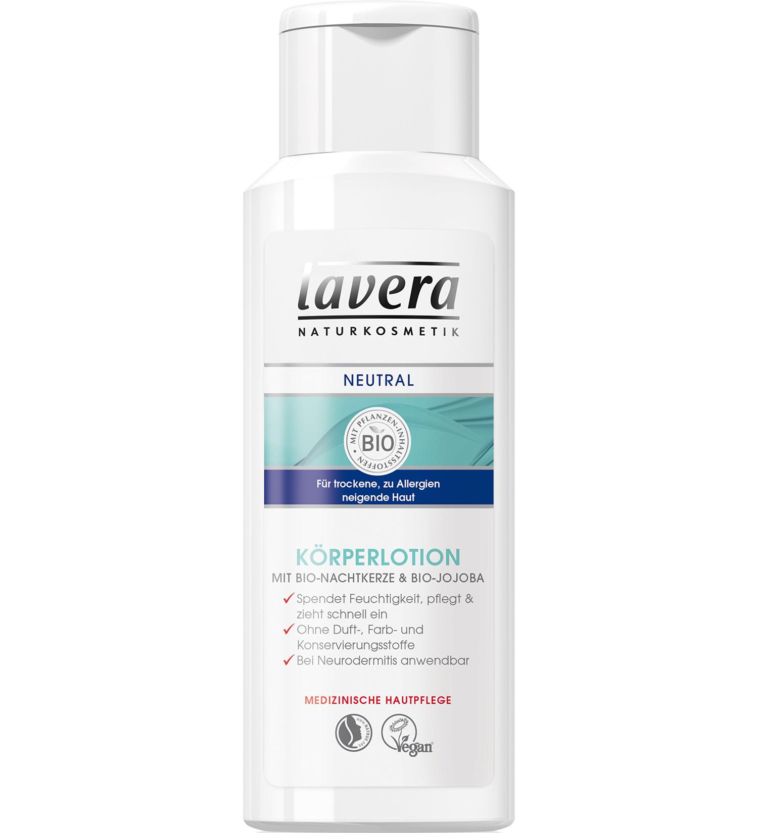 Lavera Neutral Body Lotion for Dry Allergic Skin | 200 ml - Soothing Moisturizer for Sensitive Skin - International Shipping Available - Buy Online on GoSupps.com