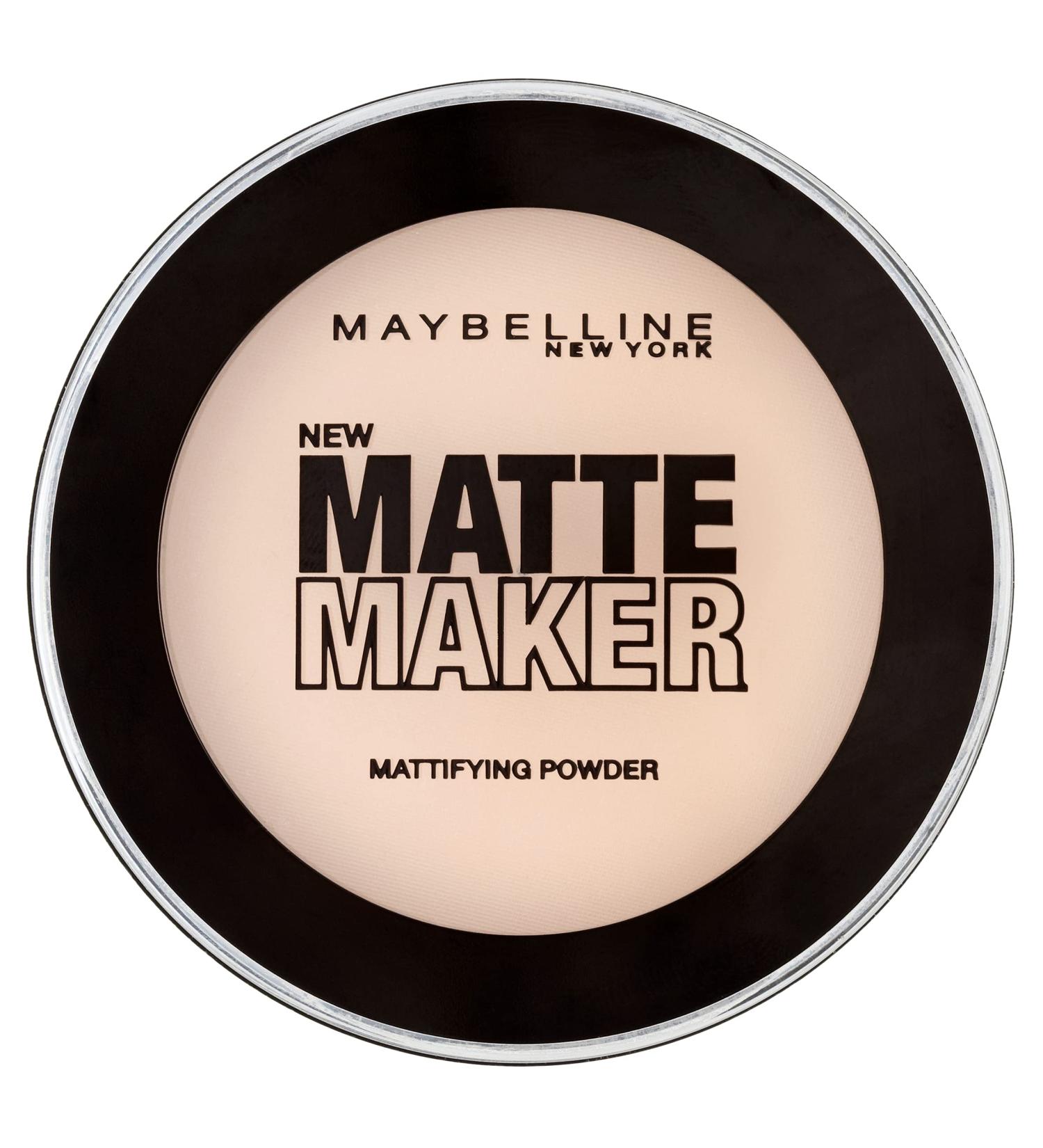 Maybelline Matte Maker Mattifying Powder 20 Nude Beige 16g - Oil Control Formula - Buy Online on GoSupps.com