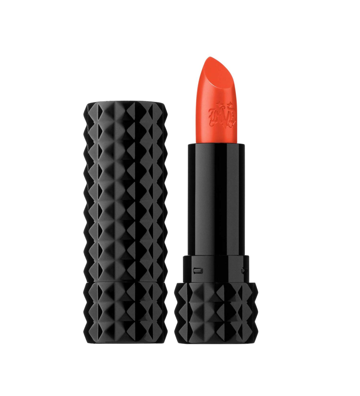 Kat Von D Studded Kiss Lipstick A-GO-GO - Long-lasting Bold Orange Lip Color - Buy Online on GoSupps.com