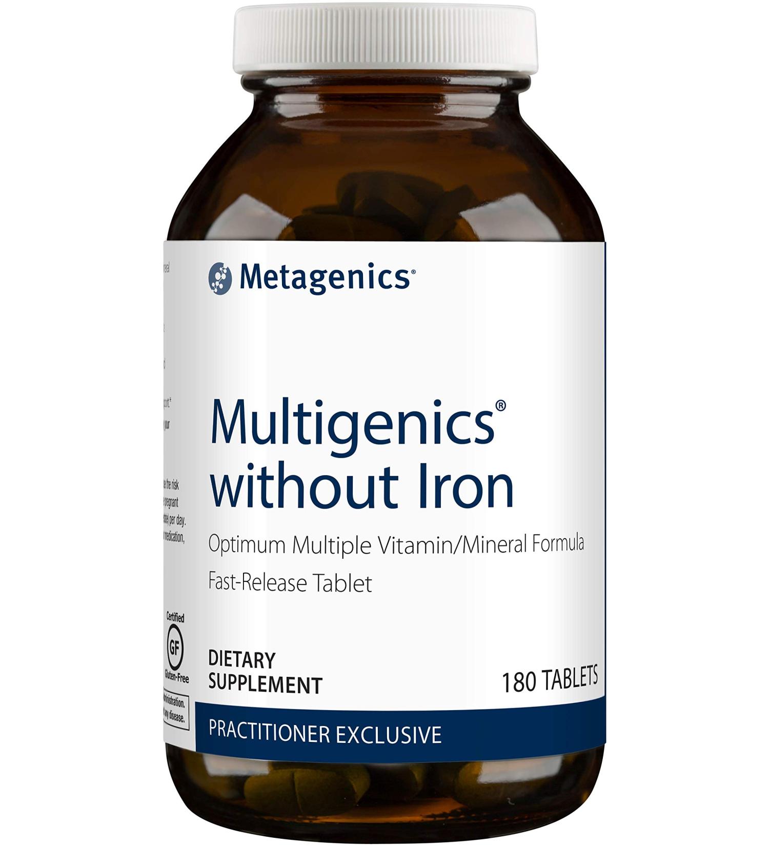 Metagenics Multigenics Without Iron - Optimum Multiple Vitamin/Mineral Formula - 30 Servings - Buy Online on GoSupps.com