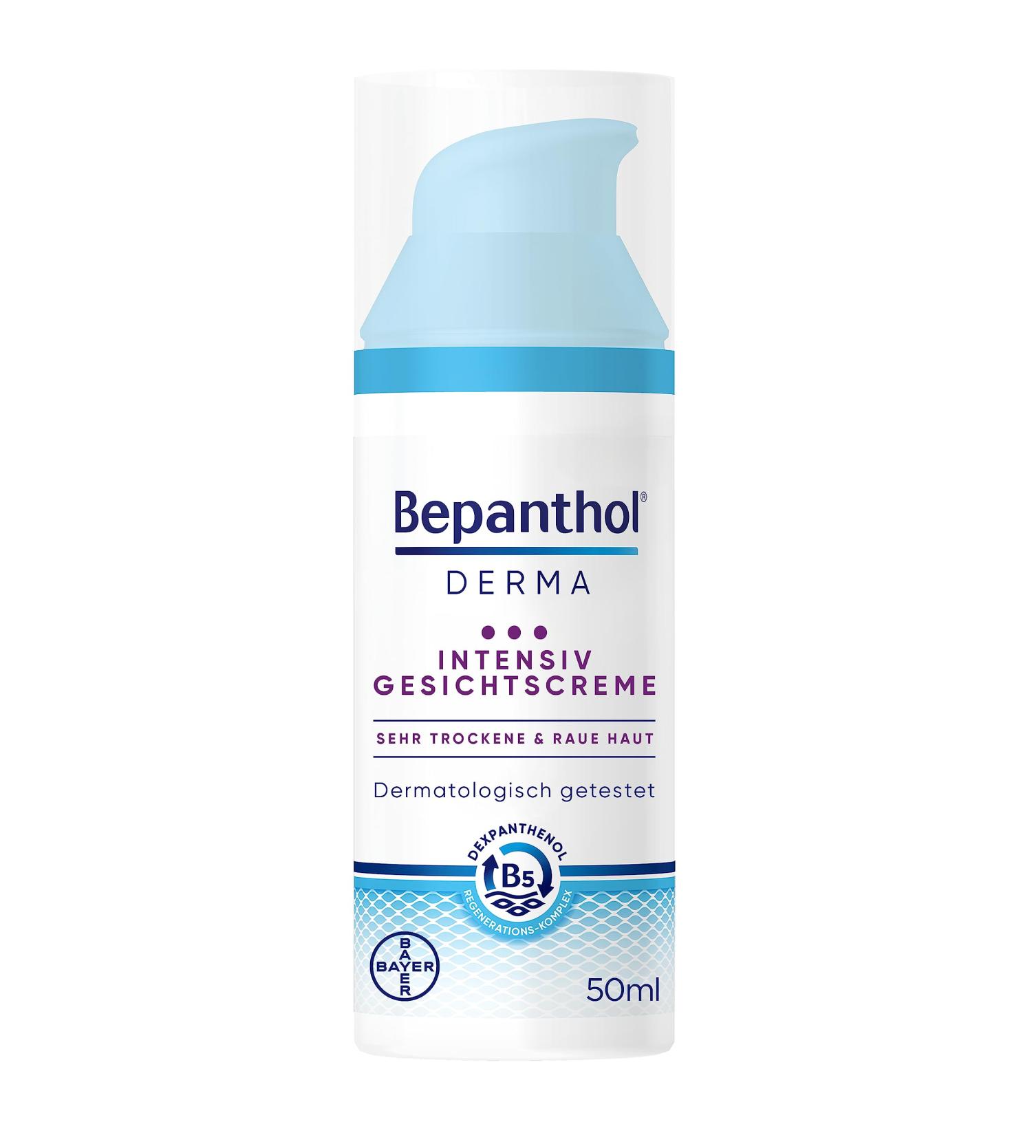  Bepanthol Bepanthol Derma Intensive Face Cream Pump Bottle 50ml - Buy Online on GoSupps.com