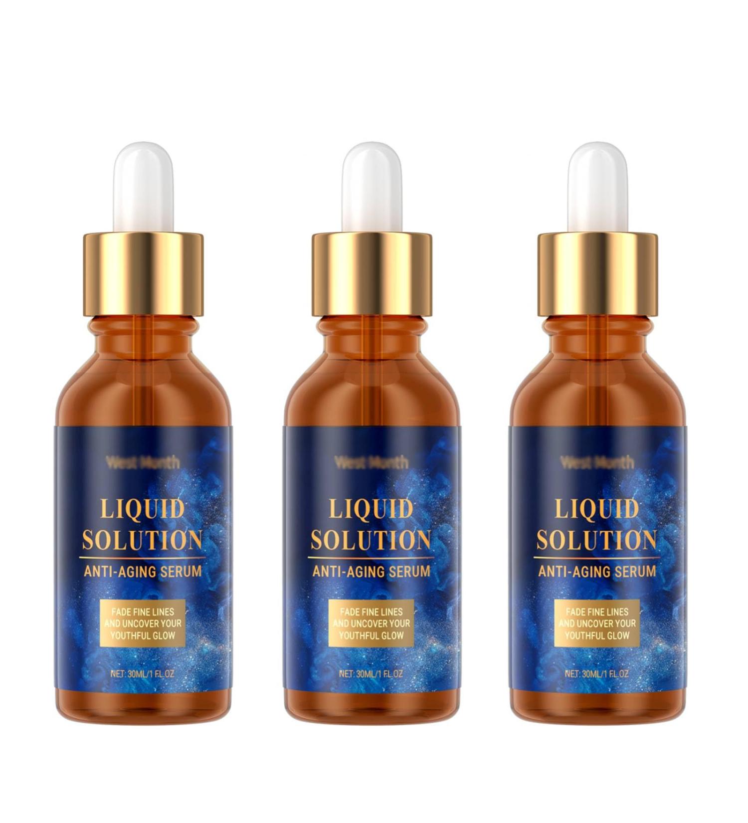 DehaoGZ LYEAA Olavitas Liquid Solution Olavitas Serum antiaging facial serums liquid wrinkle reduction suitable for all skin types 3 pieces - Buy Online on GoSupps.com