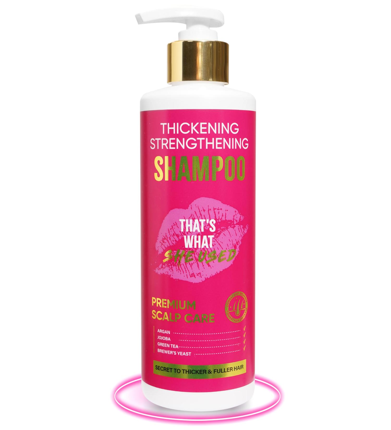 That s What She Used Hair Thickening Shampoo | K-Beauty Scalp Enhancer with Biotin Amino Acids & Caffeine | Paraben & Silicone Free | 13 fl oz - Buy Online on GoSupps.com
