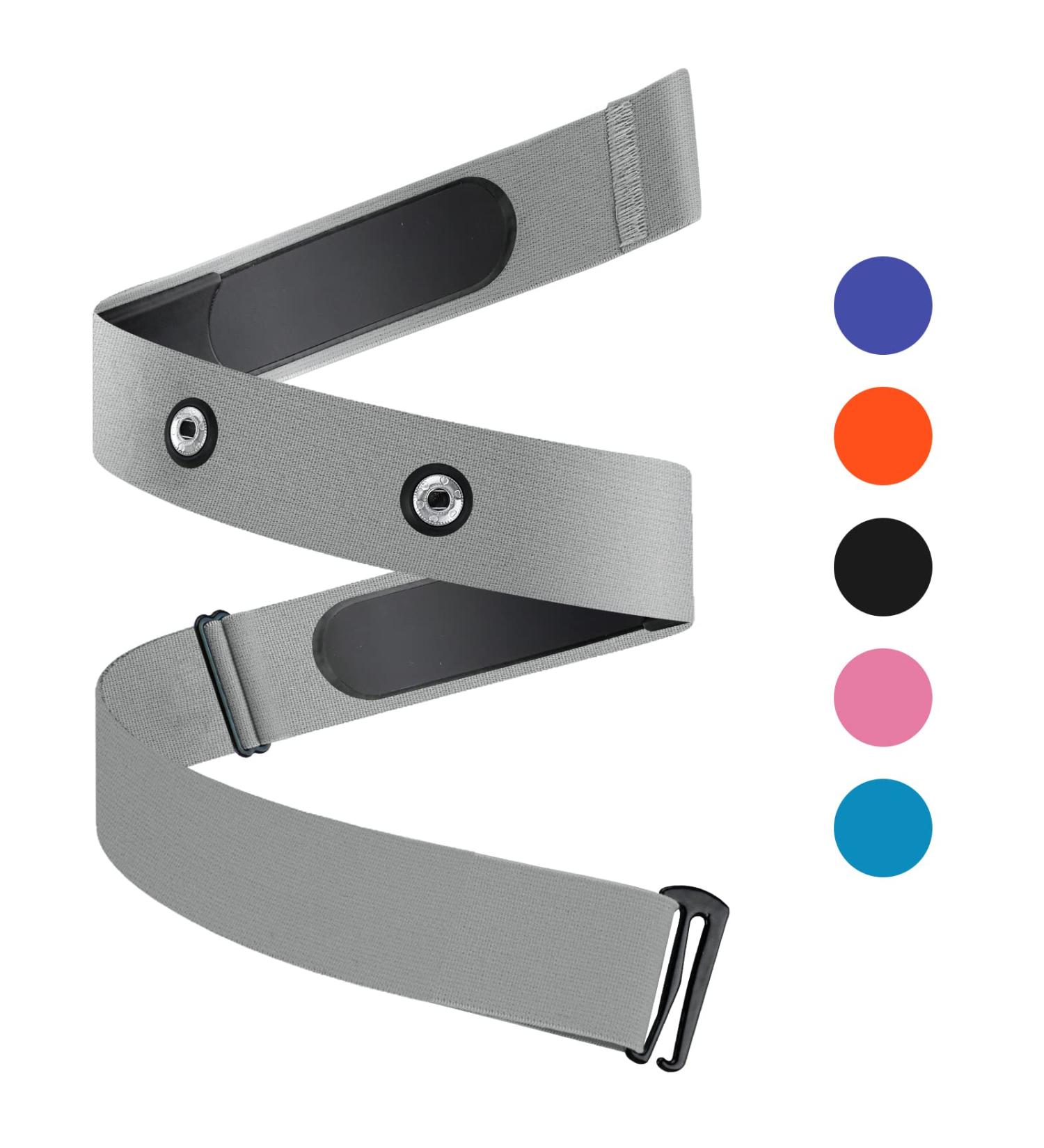 ONLYESH BRISDGURT Adjustable Elastic Replacement Belt with Heart Rate Meter for Polar Garmin Wahoo Gray Sports Running Accessory - Buy Online on GoSupps.com