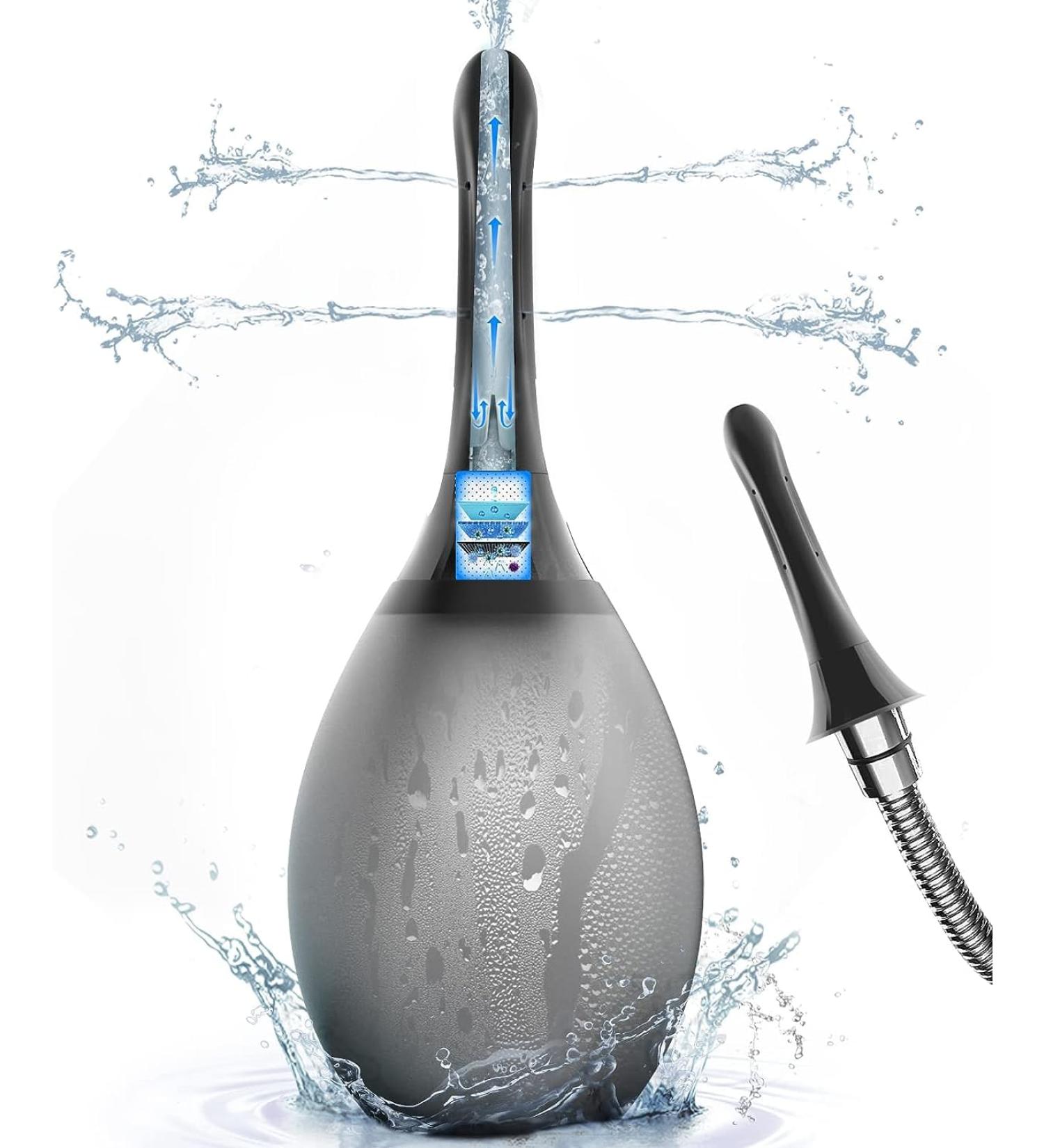 Premium Enema Douche for Men | Ultimate Colon Cleanse & Hygiene Solution - International Shipping Available - Buy Online on GoSupps.com