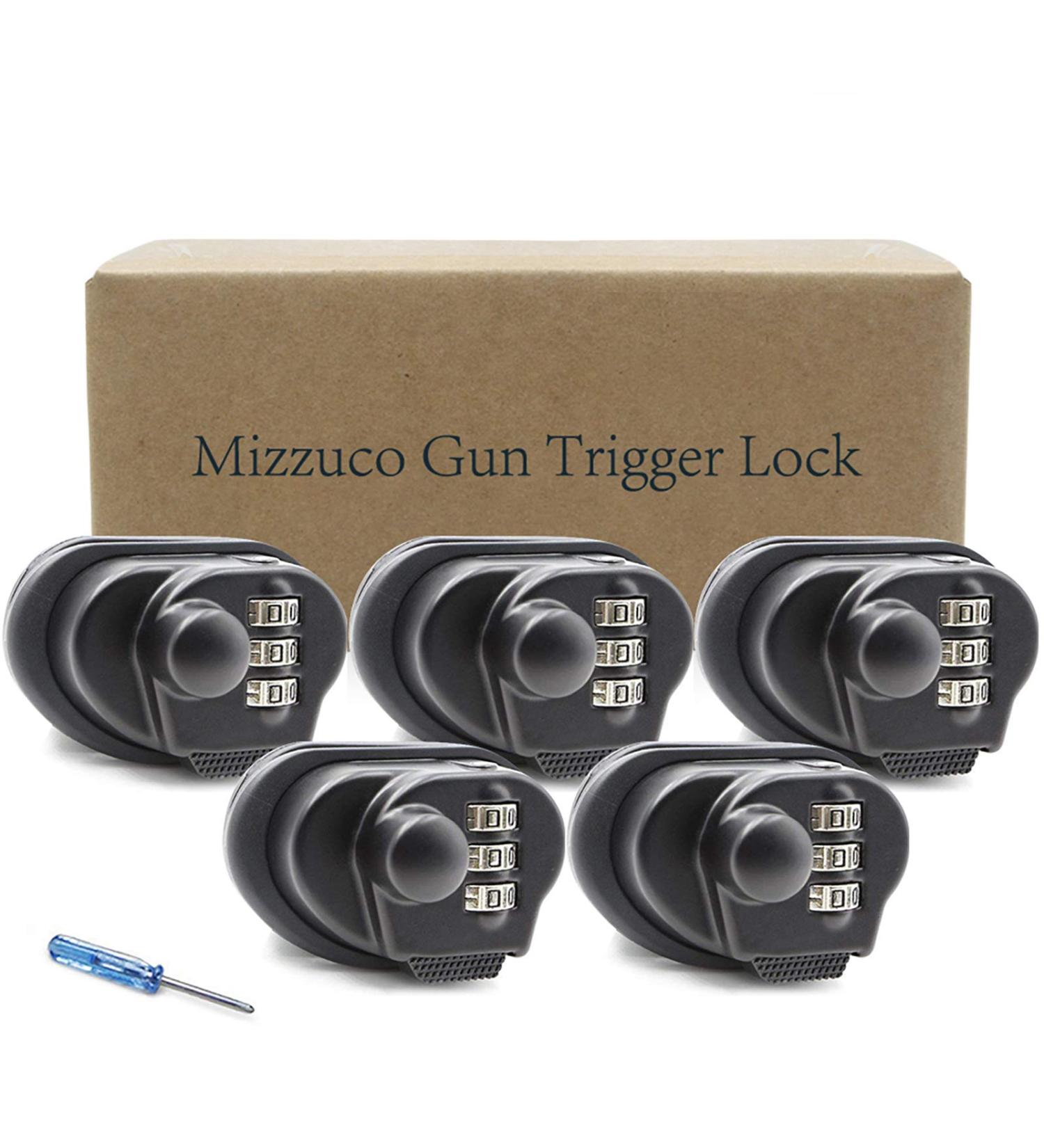 Mizzuco Trigger Lock - 3 Digit Combination Gun Lock in Black - Buy Online on GoSupps.com