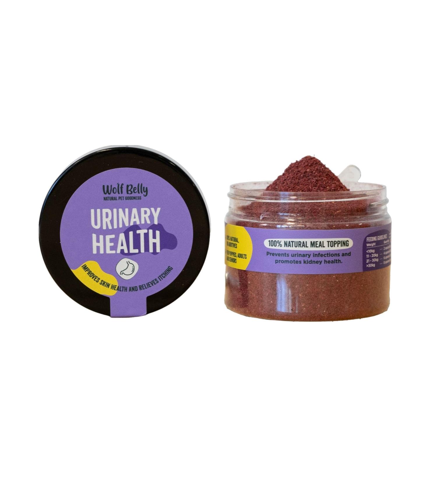 Wolf Belly Cranberry Powder for Dogs & Cats - Natural Bladder Health Struvite Stone Relief & Incontinence Support (60g) - Buy Online on GoSupps.com