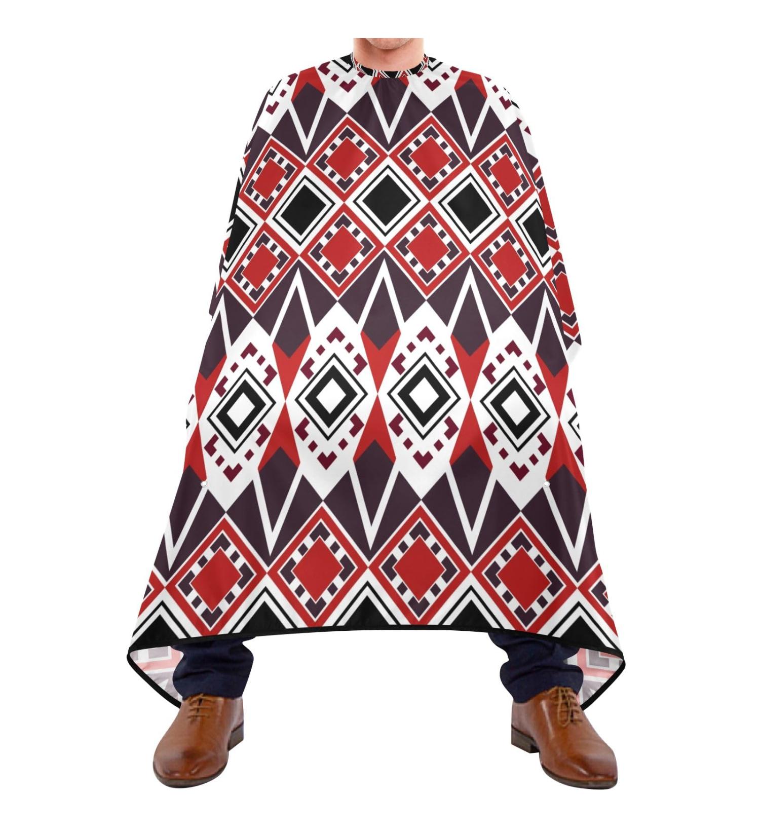 Shop Waterproof Barber Cape - Vintage Geometric & Cheetah Haircut Bib for Men & Women | International Shipping Available - Buy Online on GoSupps.com