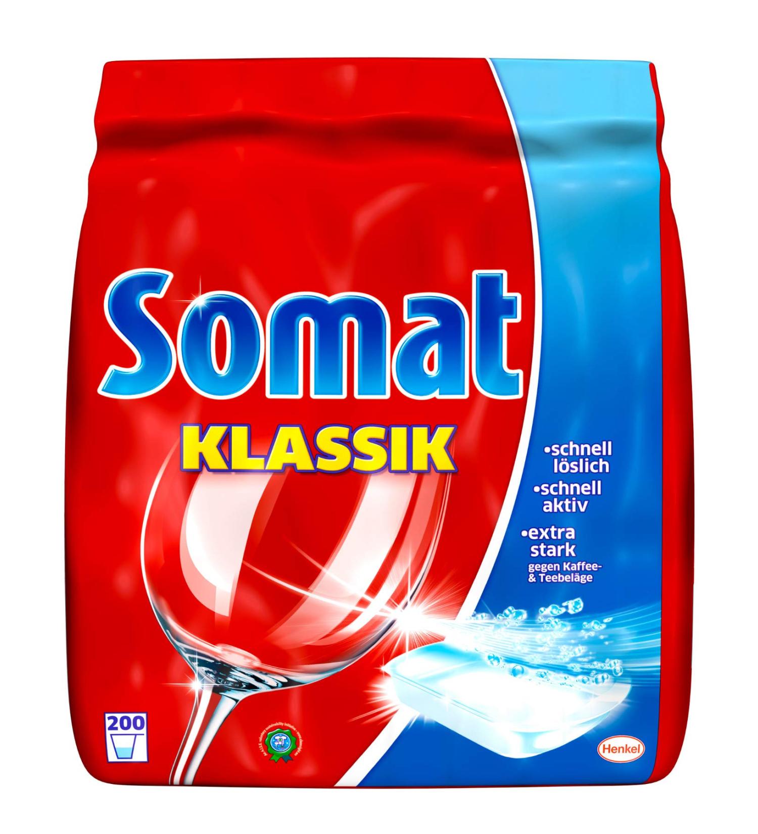 Somat Classic Powder XXL - 4 kg (1 Pack) | Premium Dishwasher Detergent for Sparkling Clean Dishes - Fast International Shipping - Buy Online on GoSupps.com