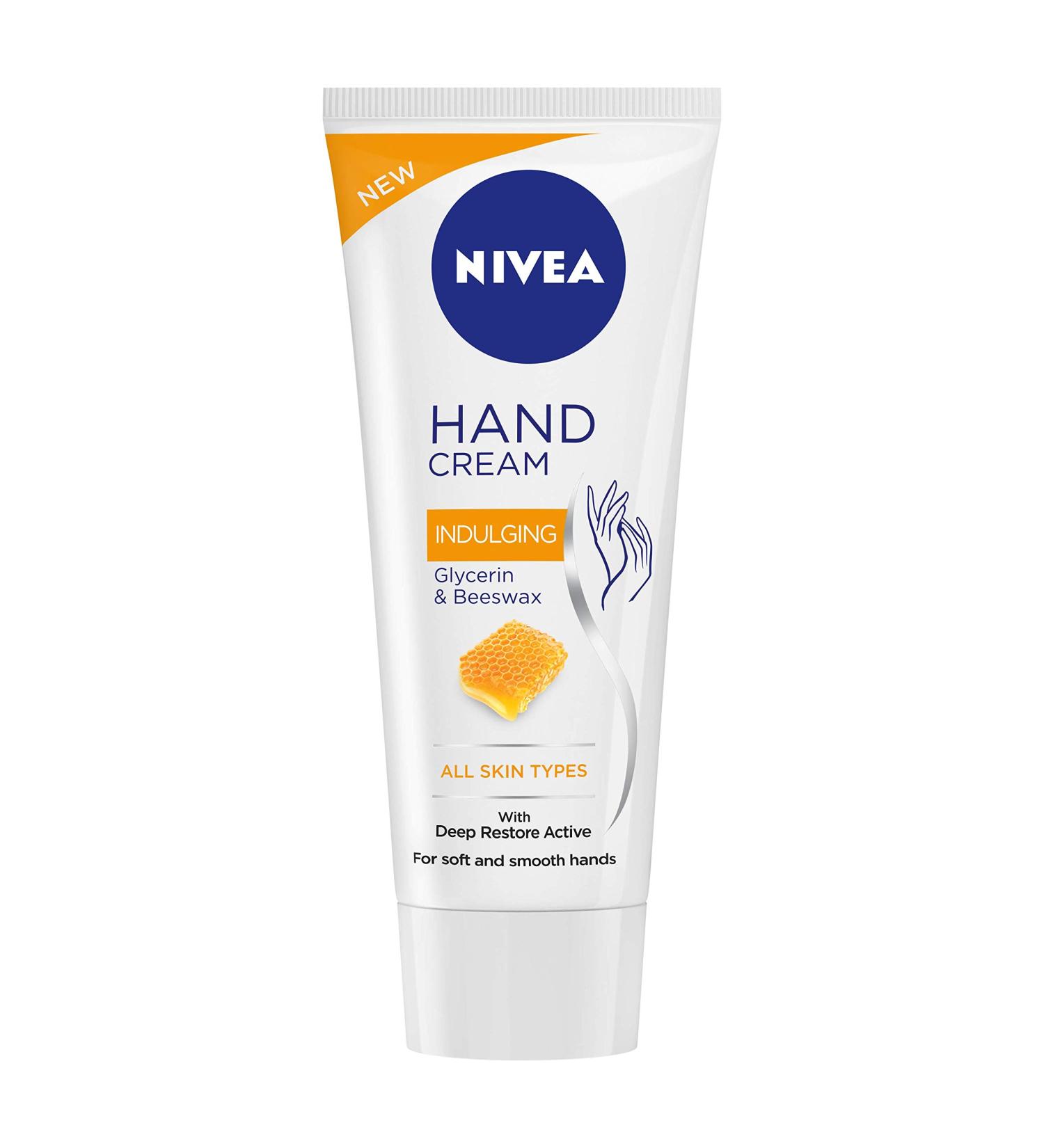 NIVEA Hand Cream Soothing Glycerin & Olive for All Skin Types - 75 GM | Nourishing Moisturizer for Healthy Skin - International Shipping Available - Buy Online on GoSupps.com