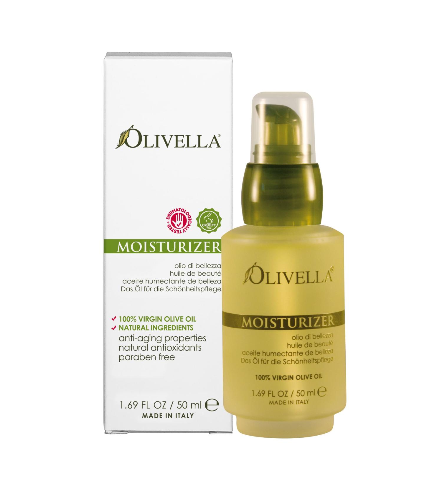 Olivella All Natural Virgin Olive Oil Moisturizer for All Skin Types - 1.69 Oz - Buy Online on GoSupps.com