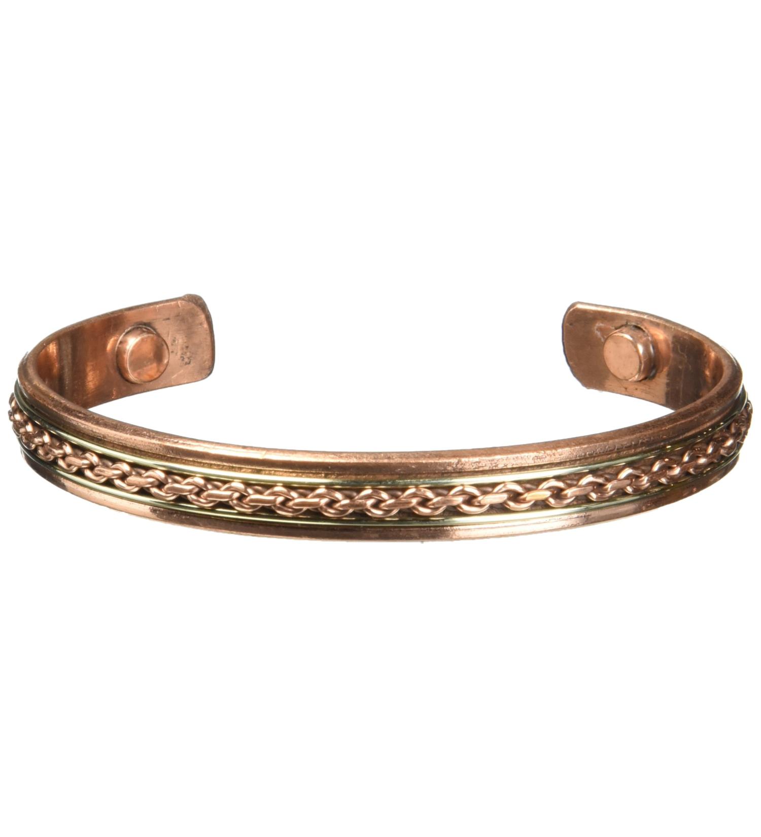 COPPER MAGNETIC BRACELETS Alluring Copper Magnetic Bracelet 0.02 Pound