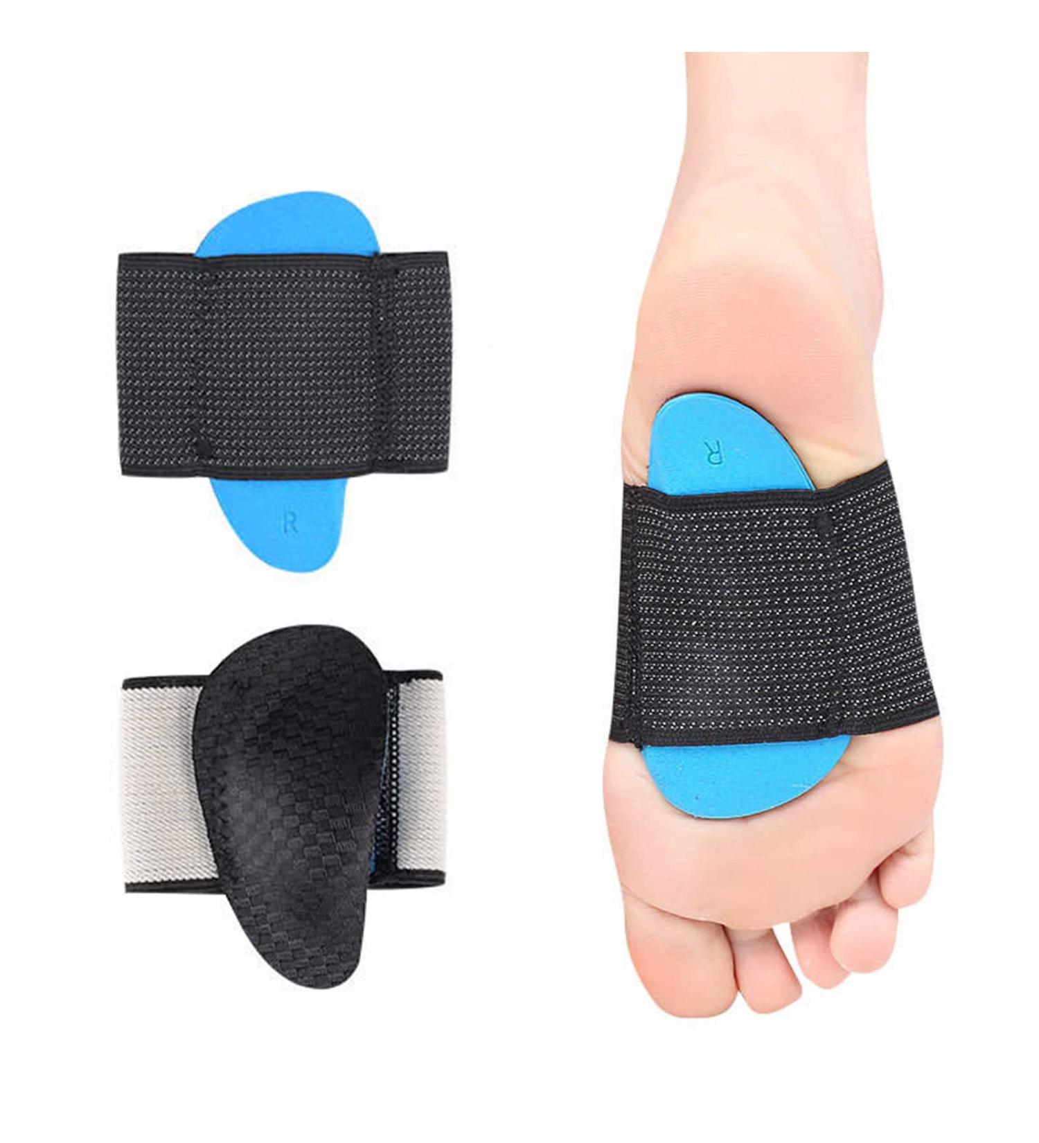 Plantar Fasciitis Relief Arch Support Brace - Orthotic Support for Foot Pain, Flat Feet, High Arches, Fallen Arches, Heel Fatigue - 1 Pair (Men, Women, Unisex) - Buy Online on GoSupps.com