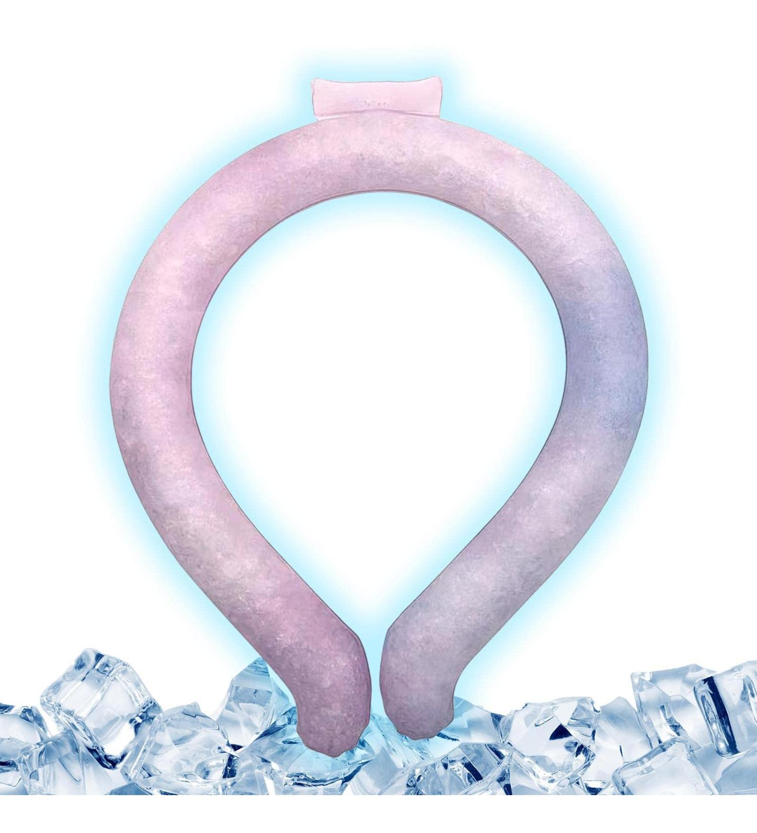 Cooling Neck Wraps Tube Wearable Ice Neck Wraps Cooling Tube - Outdoor Chill Tubes for Neck Heat Cool Down for Cycling Beach Camping Running Traveling Rowces M Code Gradient Powder - Buy Online on GoSupps.com