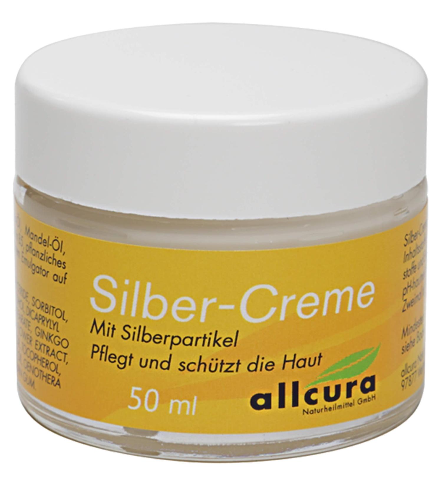 Silber Creme mit kolloidalem Silber. 50 ml Badartikel