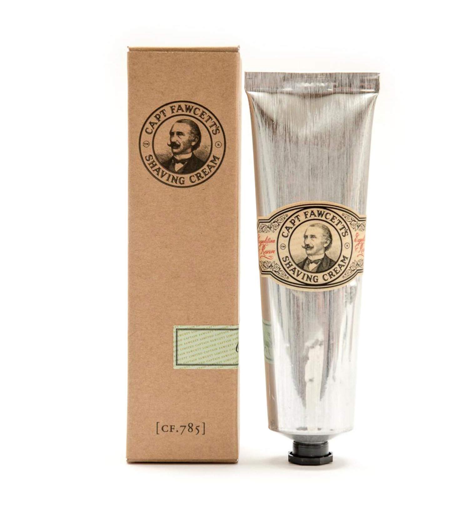 Captain Fawcett Shaving Cream 150ml - Premium Men's Grooming | Buy Internationally - Buy Online on GoSupps.com