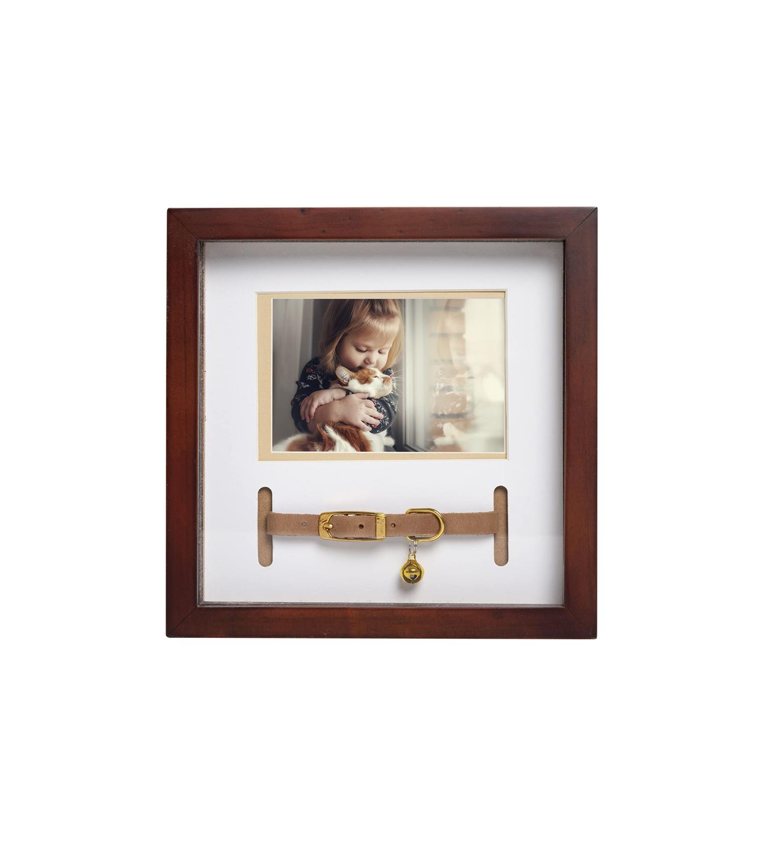Pearhead Pet Collar Keepsake Picture Frame - Espresso Collar Frame - Buy Online on GoSupps.com