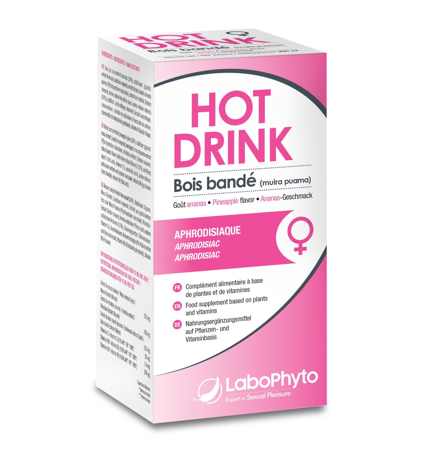 LABOPHYTO Labophyto - Hot Drink for Women (250ml) - Sexual Stimulants - Stimulates Sexual Desire
