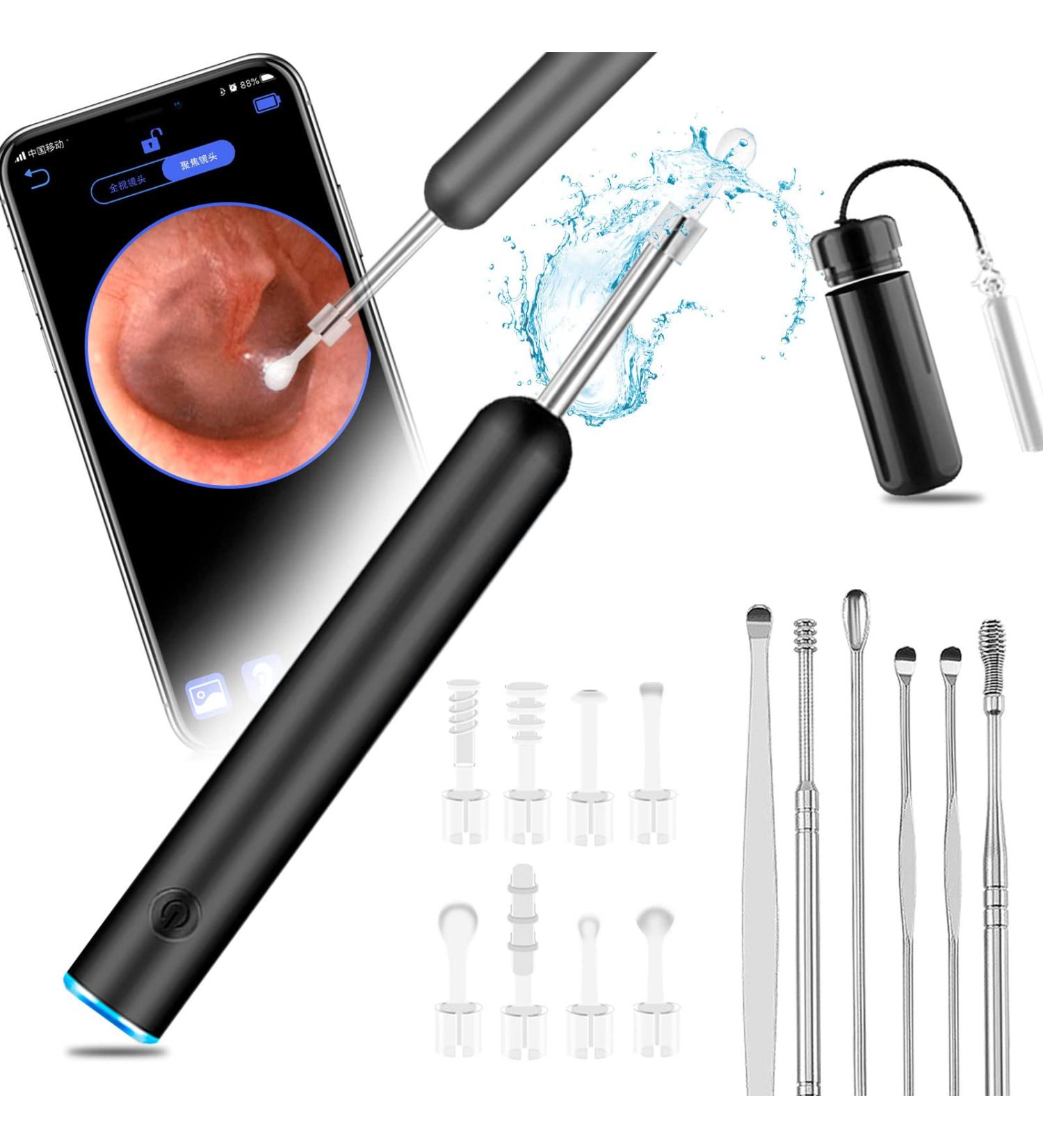 Wireless Ear Wax Removal Tool Camera | 1080P HD | 8 Pcs Set | Compatible with iPhone, iPad & Android - Buy Online on GoSupps.com
