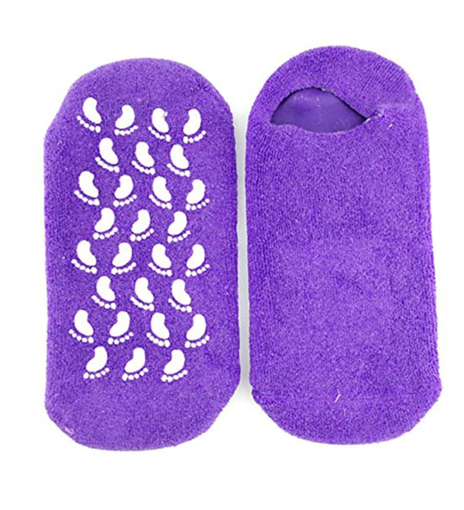 minkissy 1 Pair Purple Socks Slip Proof Socks Spa Cotton Socks Moisturizing Socks Women's Pumps Women's Socks & Hosiery Gel Socks Moisturizing Cotton Socks Spa Socks Whitening Cotton Sock - Buy Online on GoSupps.com