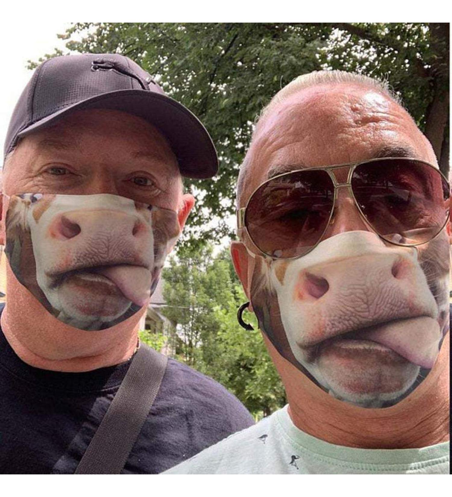 Amyglin Funny 3D Motif Mouth Protection Bandanas - Washable Reusable & Breathable Dustproof Cloth - Buy Online on GoSupps.com