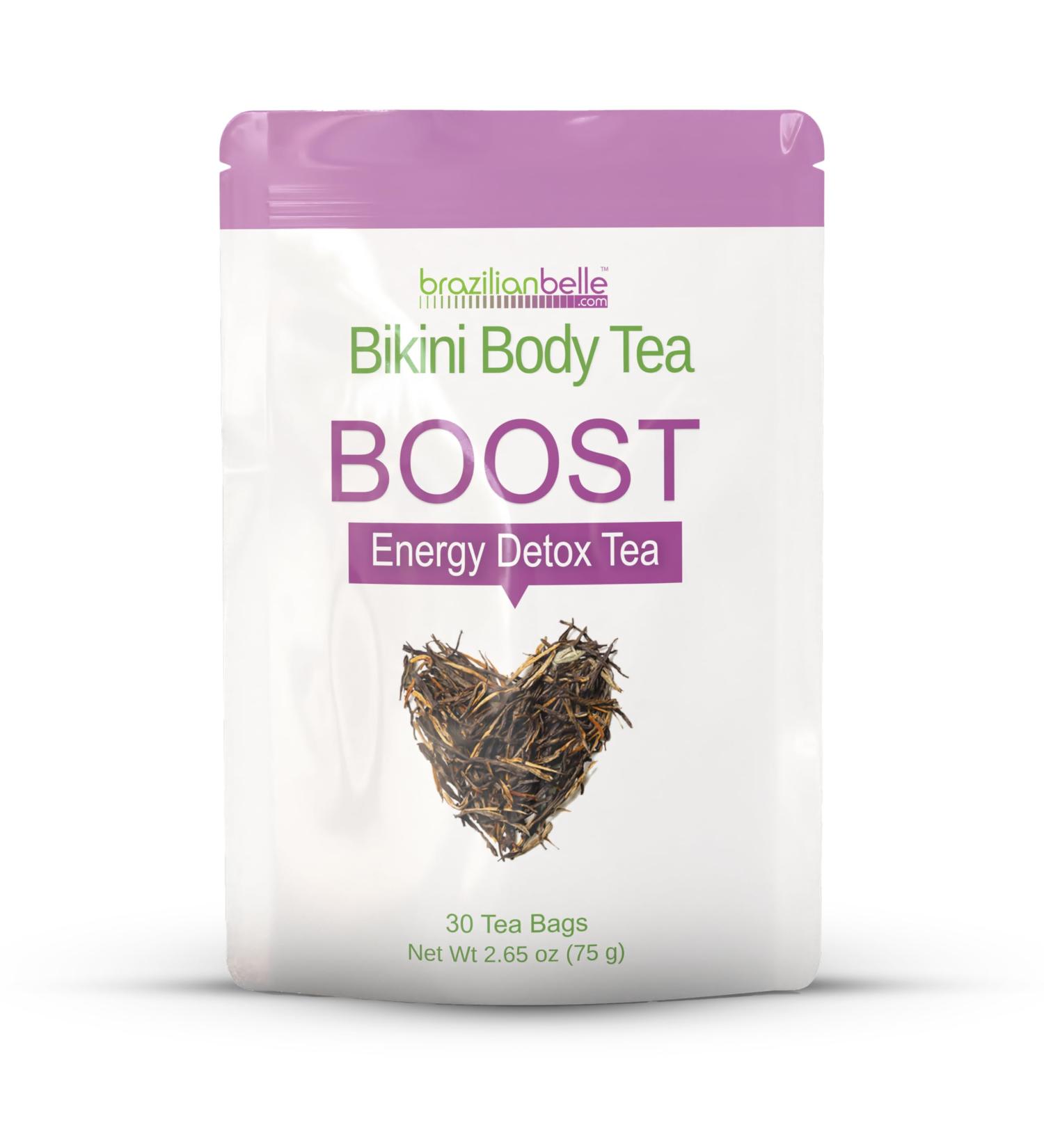 Bikini Body Detox Tea for Women | Boost Energy Digestion & Focus - Natural Caffeine (30 Ct) - Shop Now - Buy Online on GoSupps.com