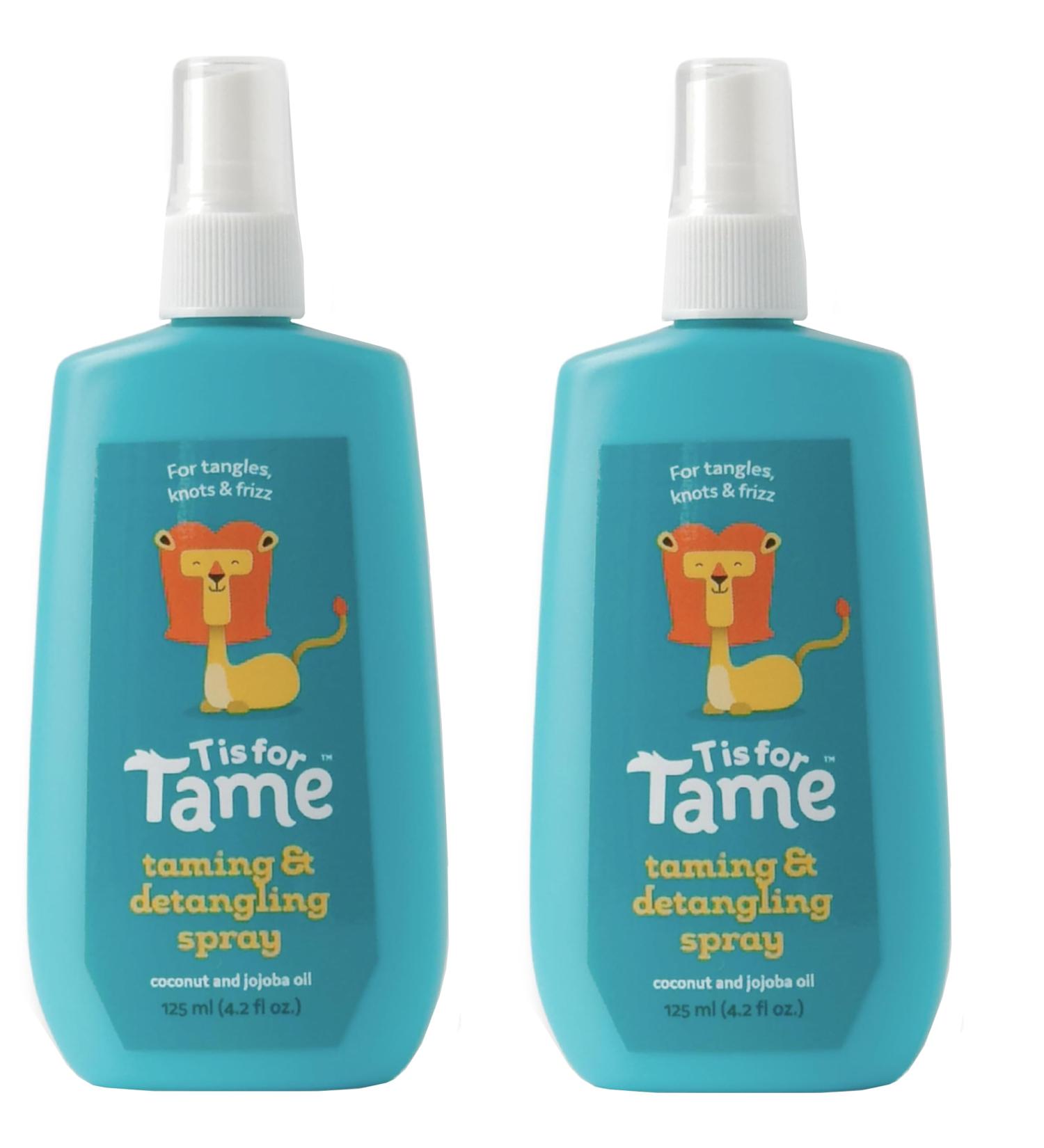 T is for Tame - Taming & Detangling spray - For Tangles Knots & Frizz (4.2 Fl Oz Pack of 2) 4.2 Fl Oz (Pack of 2) - Buy Online on GoSupps.com