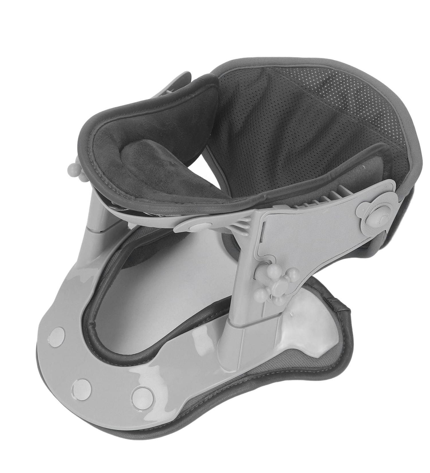 Adjustable Cervical Neck Traction Device - Electrical Hot Compress for Pain Relief & Spine Alignment | International Shipping - Buy Online on GoSupps.com