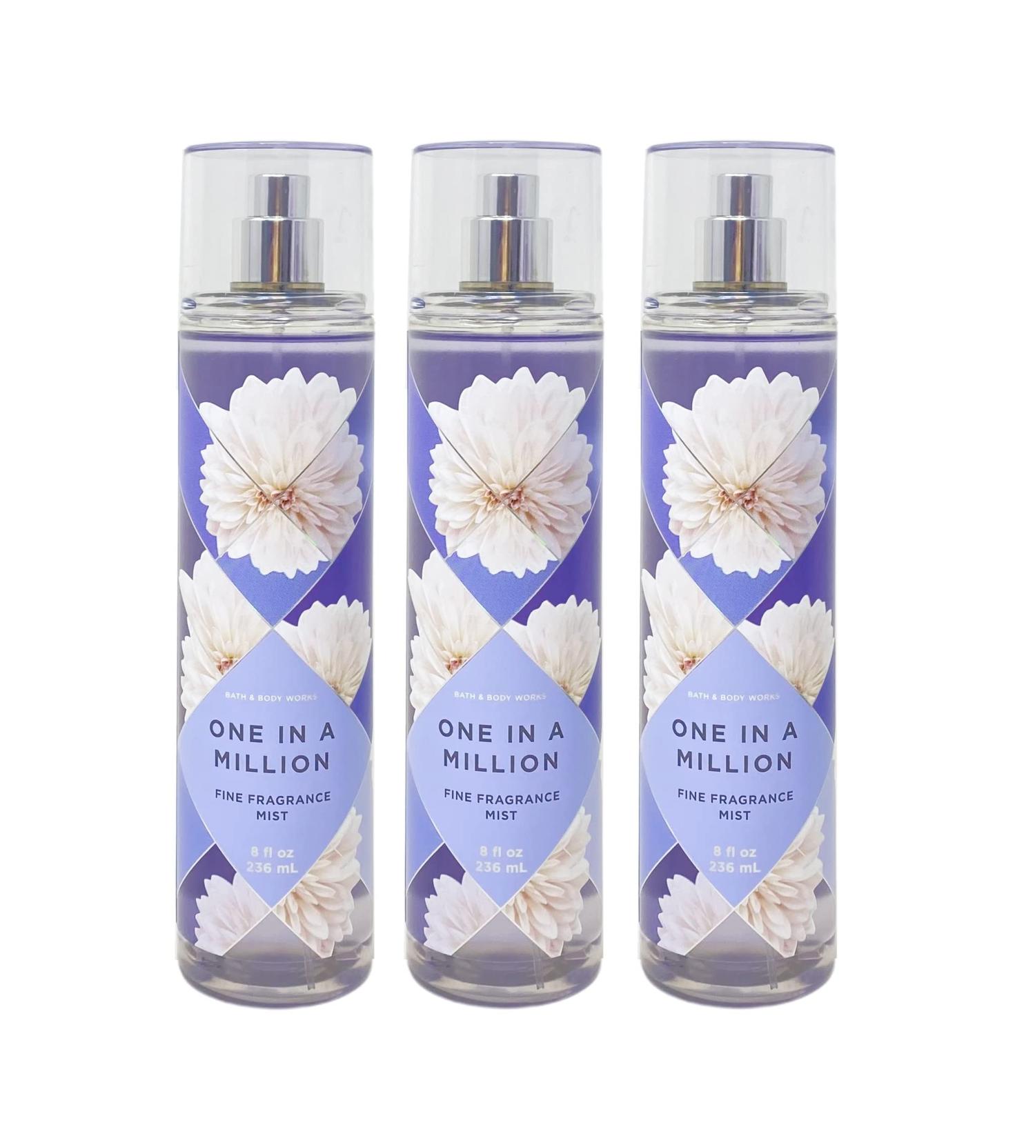 Bath & Body Works One In A Million 3 Pack Fine Fragrance Mist Set - Full Size