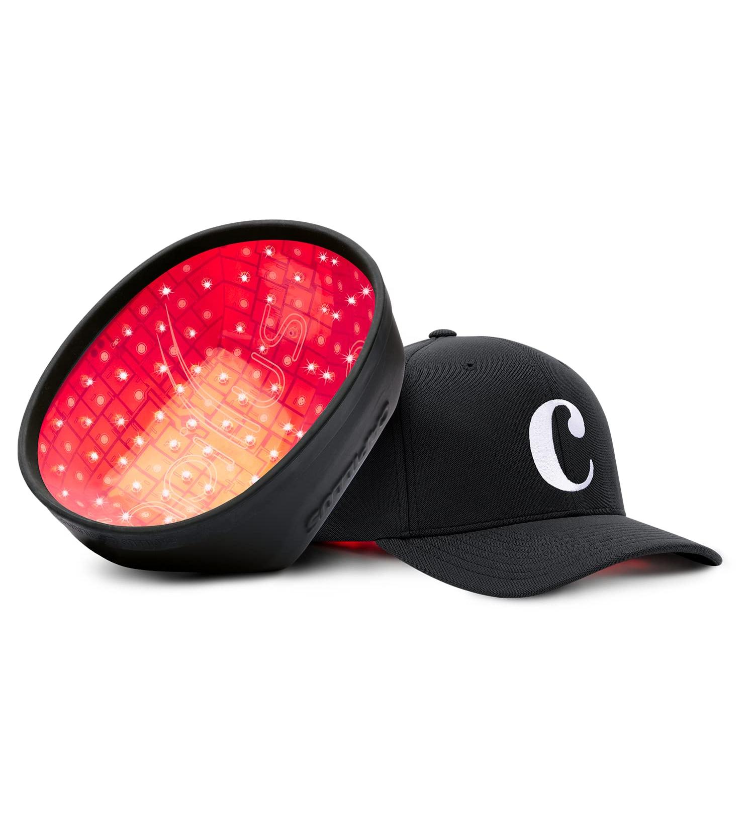 Capillus ONE S Hair Growth Laser Cap | 128 Medical Grade Laser Diodes | Bluetooth Enabled FDA Cleared Device for Thinning Hair & Androgenetic Alopecia in Men & Women - Buy Online on GoSupps.com