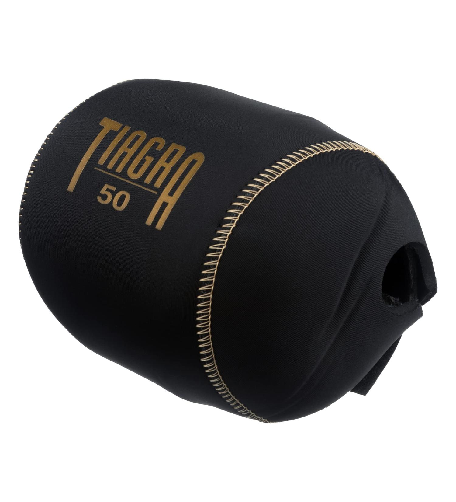 TIAGRA Reel Cover - Black/Gold TI20 | Protect Your Fishing Reel in Style - Buy Online on GoSupps.com
