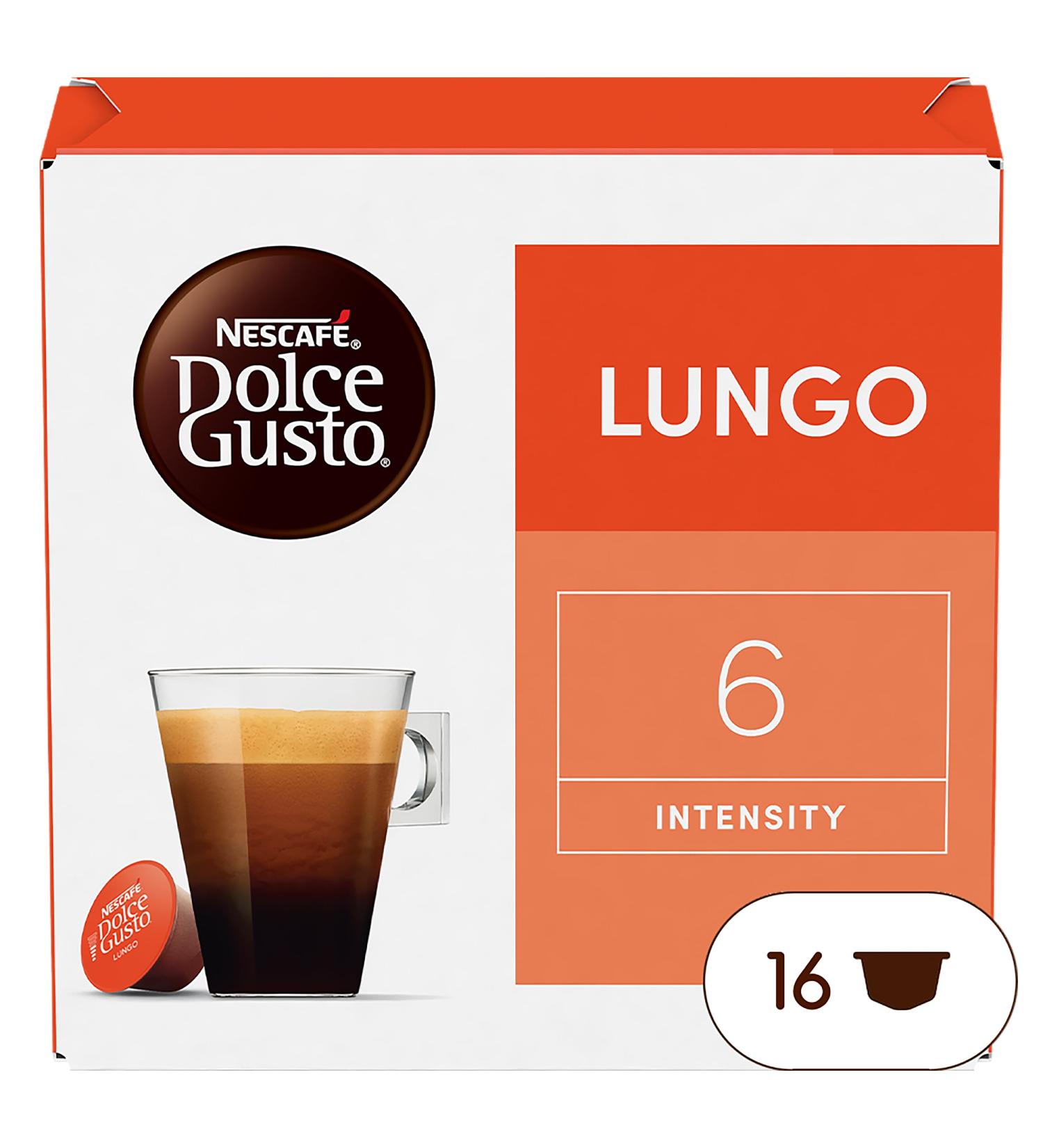  NESCAFE DOLCE GUSTO Nescaf Dolce Gusto Lungo - Coffee - 16 Capsules (1 box x 16) - Buy Online on GoSupps.com