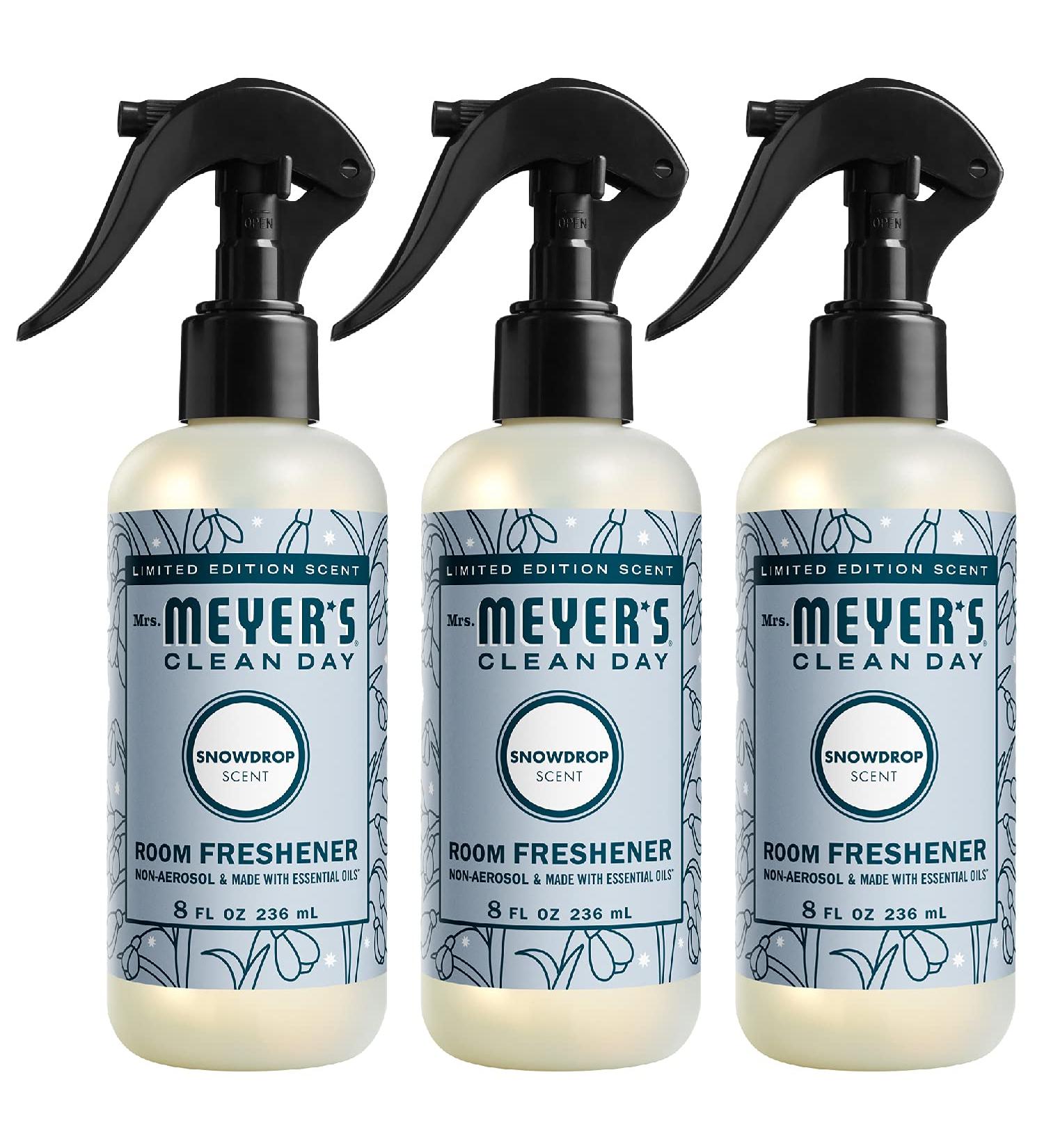 Mrs. Meyer's Limited Edition Snowdrop Room & Air Freshener Spray 8 fl. oz - Pack of 3 - Buy Online on GoSupps.com