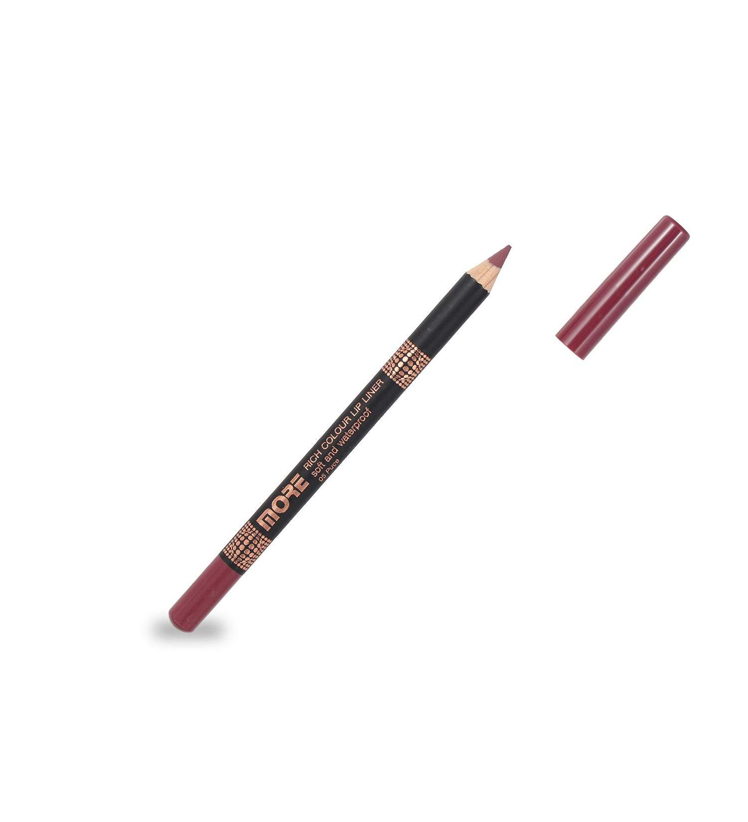  MORE COSMETICS Soft lip pencil in rich color water resistant easy to blend - Buy Online on GoSupps.com