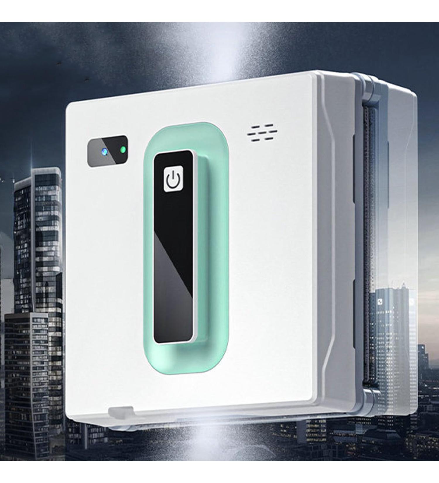 emobwdy Window Cleaner Robot with Auto Dual Water Spray/50Ml Water Tank square Automatic Window Cleaning Robot with Remote Control/Anti-Falling Sensor Detection - Indoor & Outdoor White - Buy Online on GoSupps.com