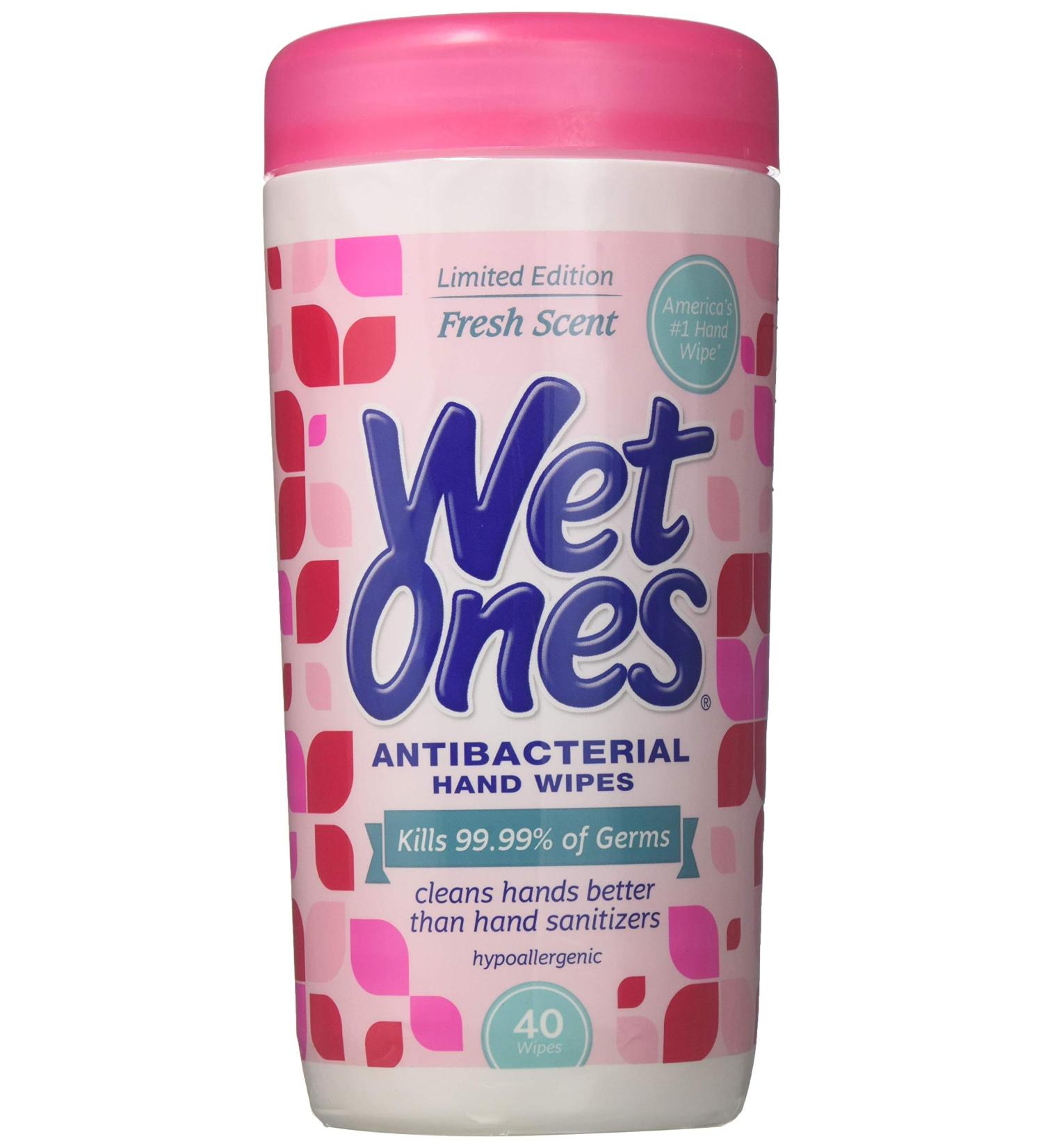 Wet Ones Antibacterial Hand Wipes Fresh Scent 40ct, Pack of 12 - Germ-Killing Protection - Buy Online on GoSupps.com