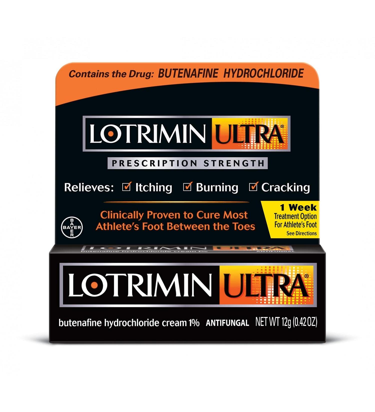 Lotrimin Ultra Antifungal Athlete's Foot Cream 1.1 oz (Pack of 3)